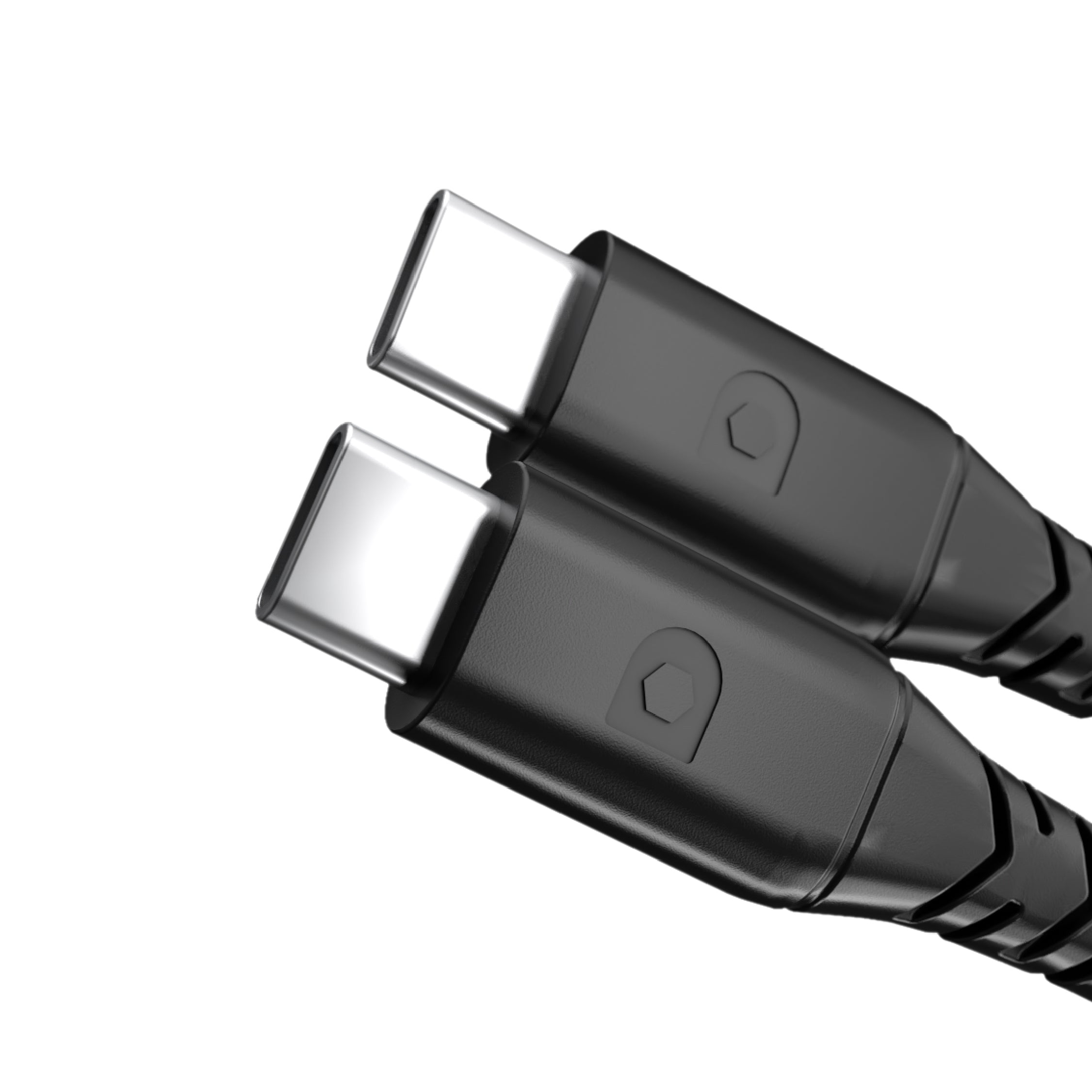 Decrypt USB-C to USB-C Braided Cable 1m - black