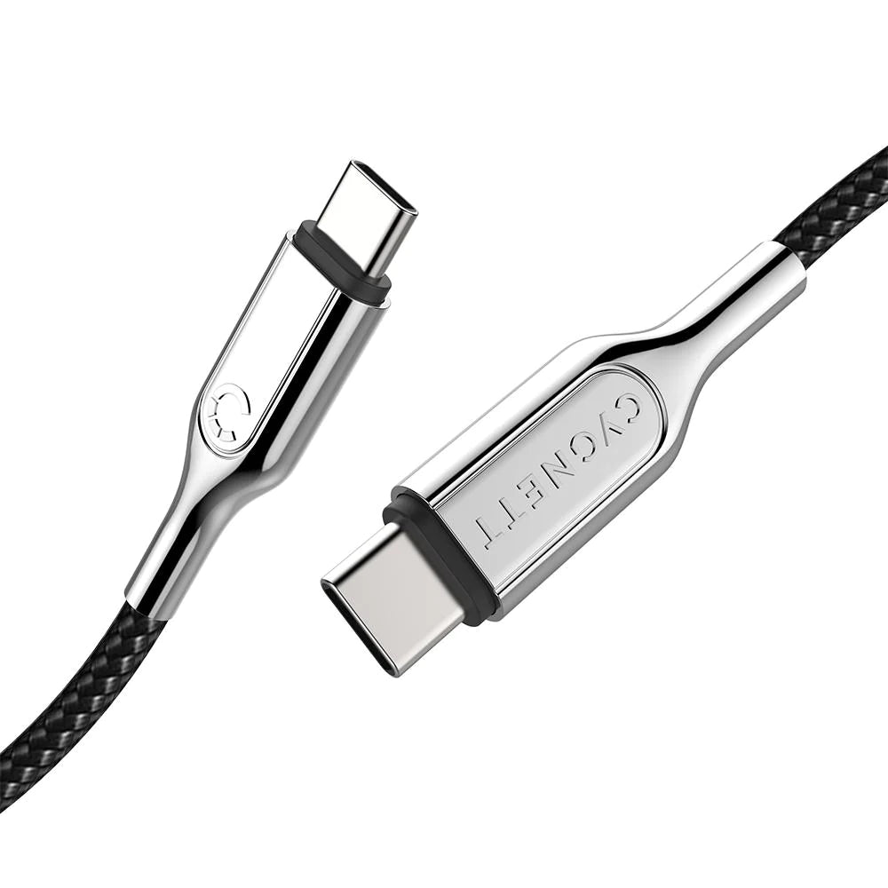 Cygnett Armour 2.0 USB-C to USB-C (5A/100W) 2M - Black