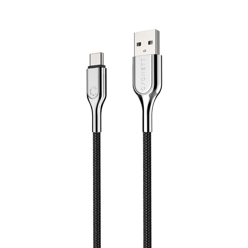 Cygnett Armour 2.0 USB-C to USB-A (3A/60W ) 1M - Black