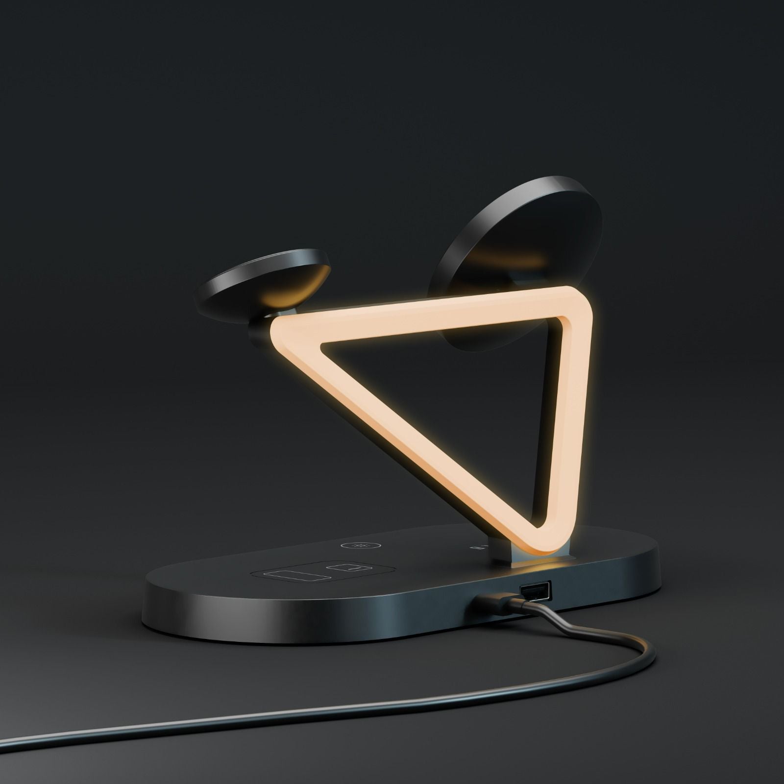 Levelo Premio 5 in 1 Magsafe Wireless Charging Station 15W - Black