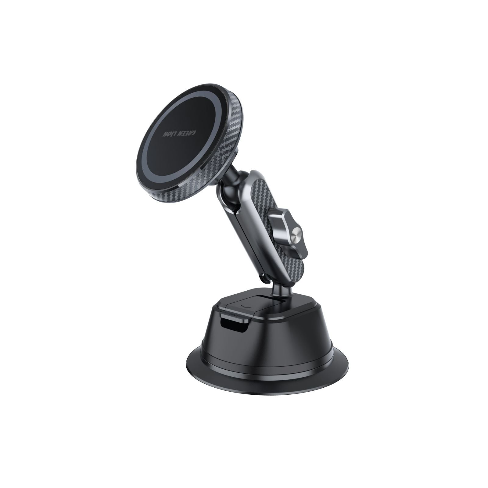 Green Lion Halo MagSafe Car Holder for Glass - Black