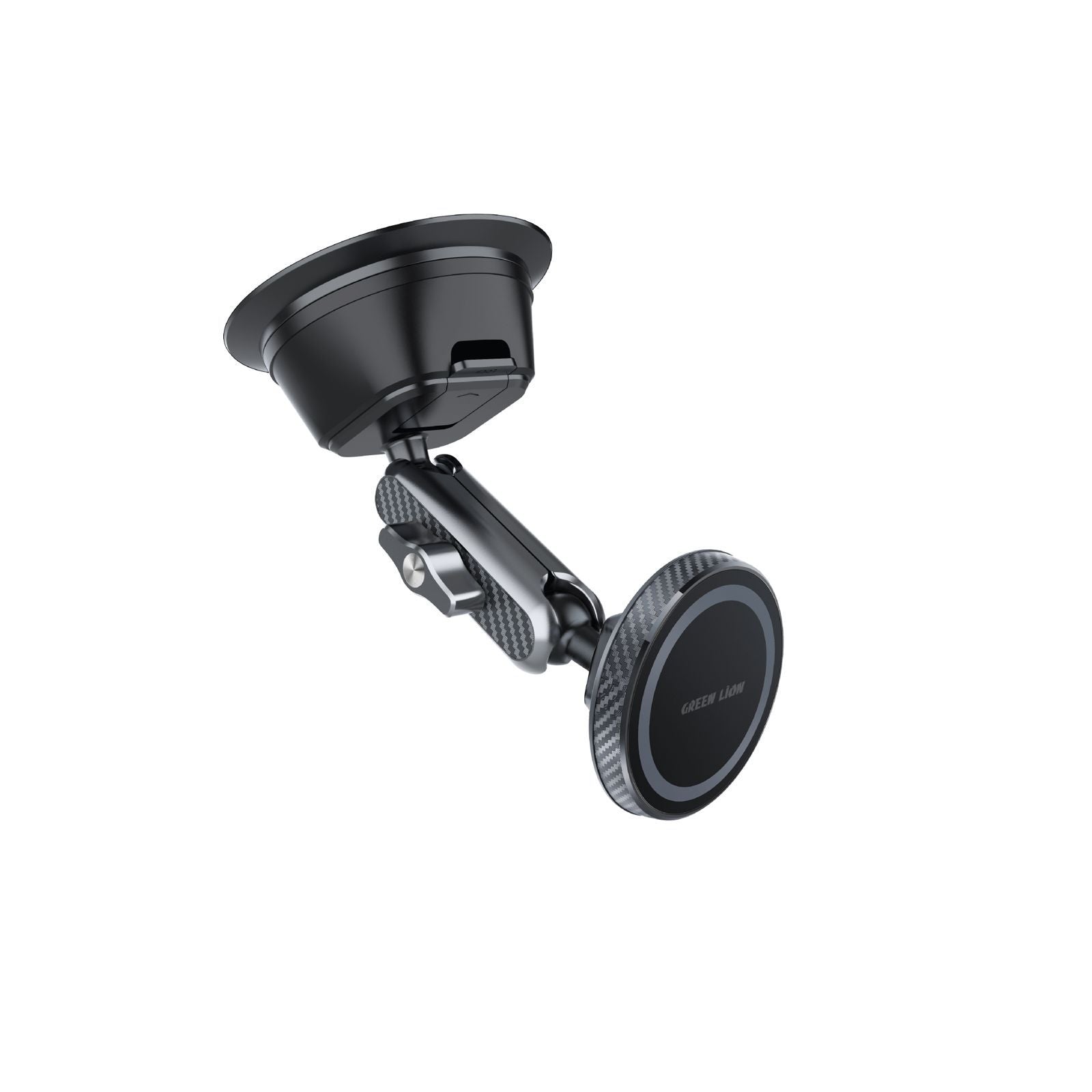 Green Lion Halo MagSafe Car Holder for Glass - Black