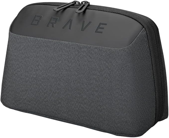 Brave Tech Pouch Organizer Portable Gadget Storage For Travel - BTP-02 - Black