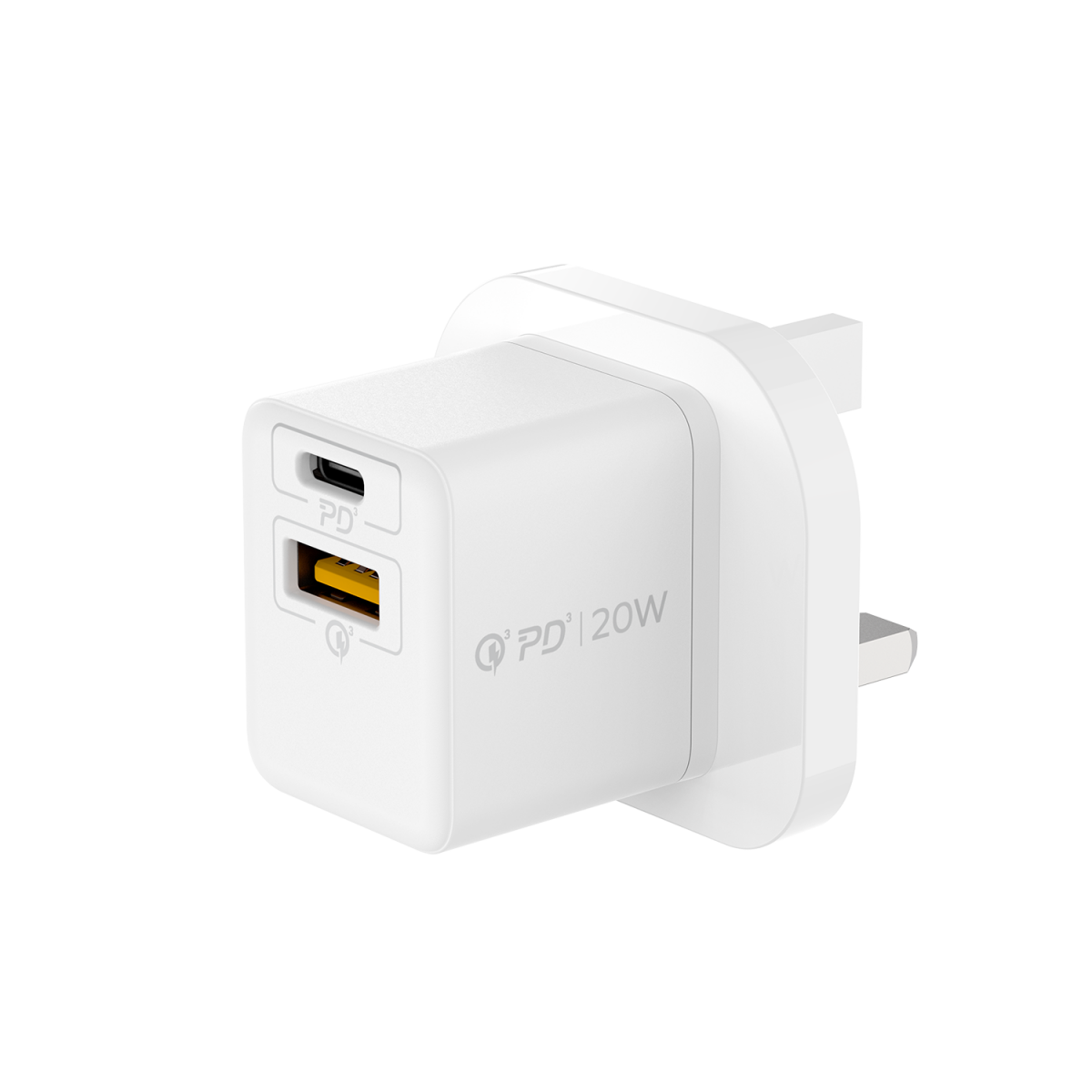 MOMAX ONEPLUG 20W 2 PORT MINI CHARGER
