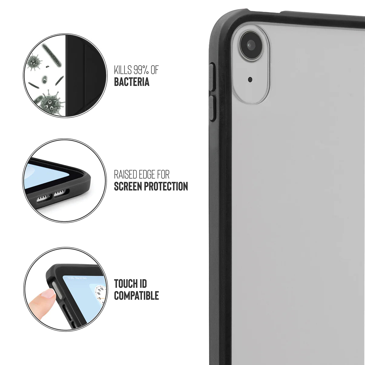 Pipetto iPad 10th Gen (2022) Origami Black