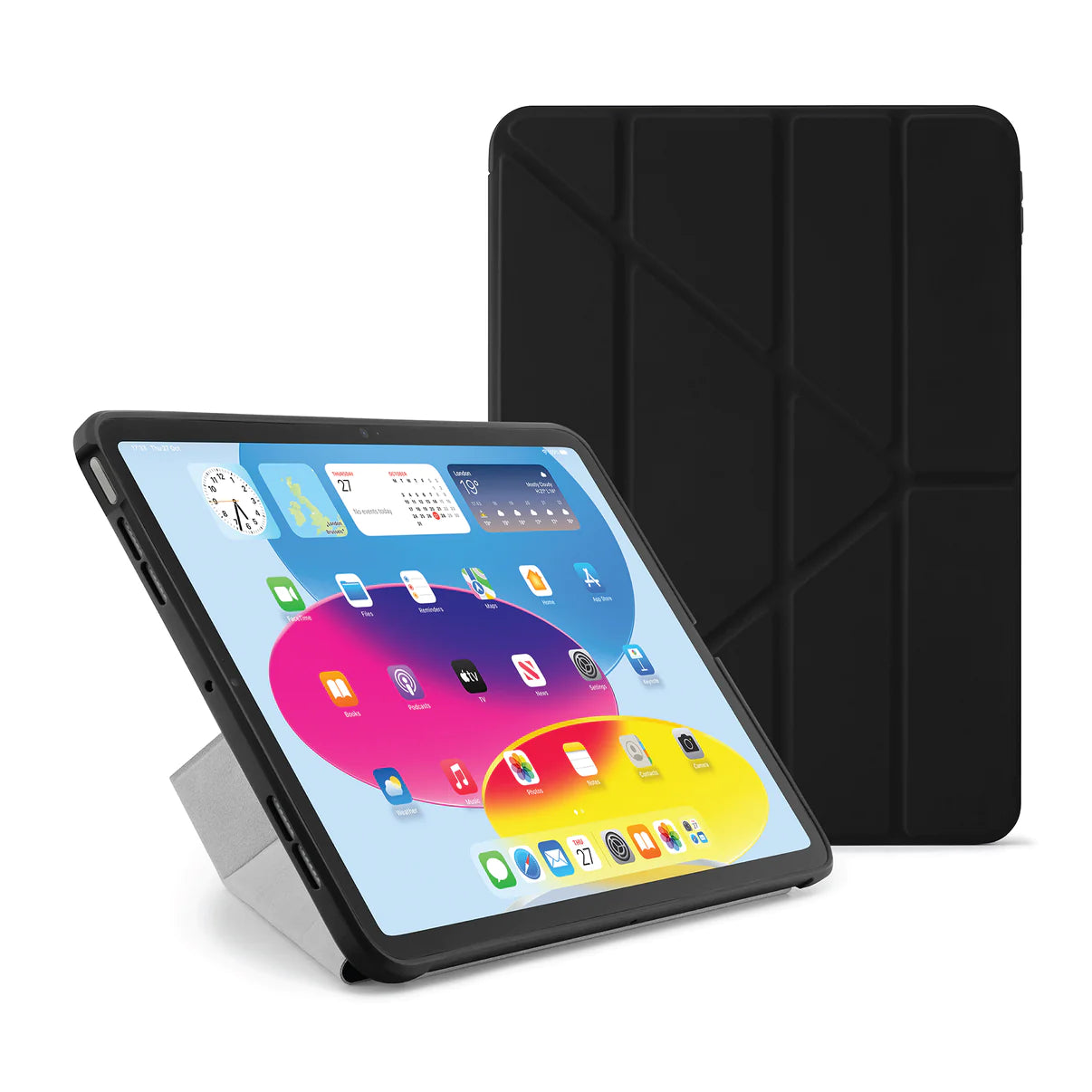 Pipetto iPad 10th Gen (2022) Origami Black