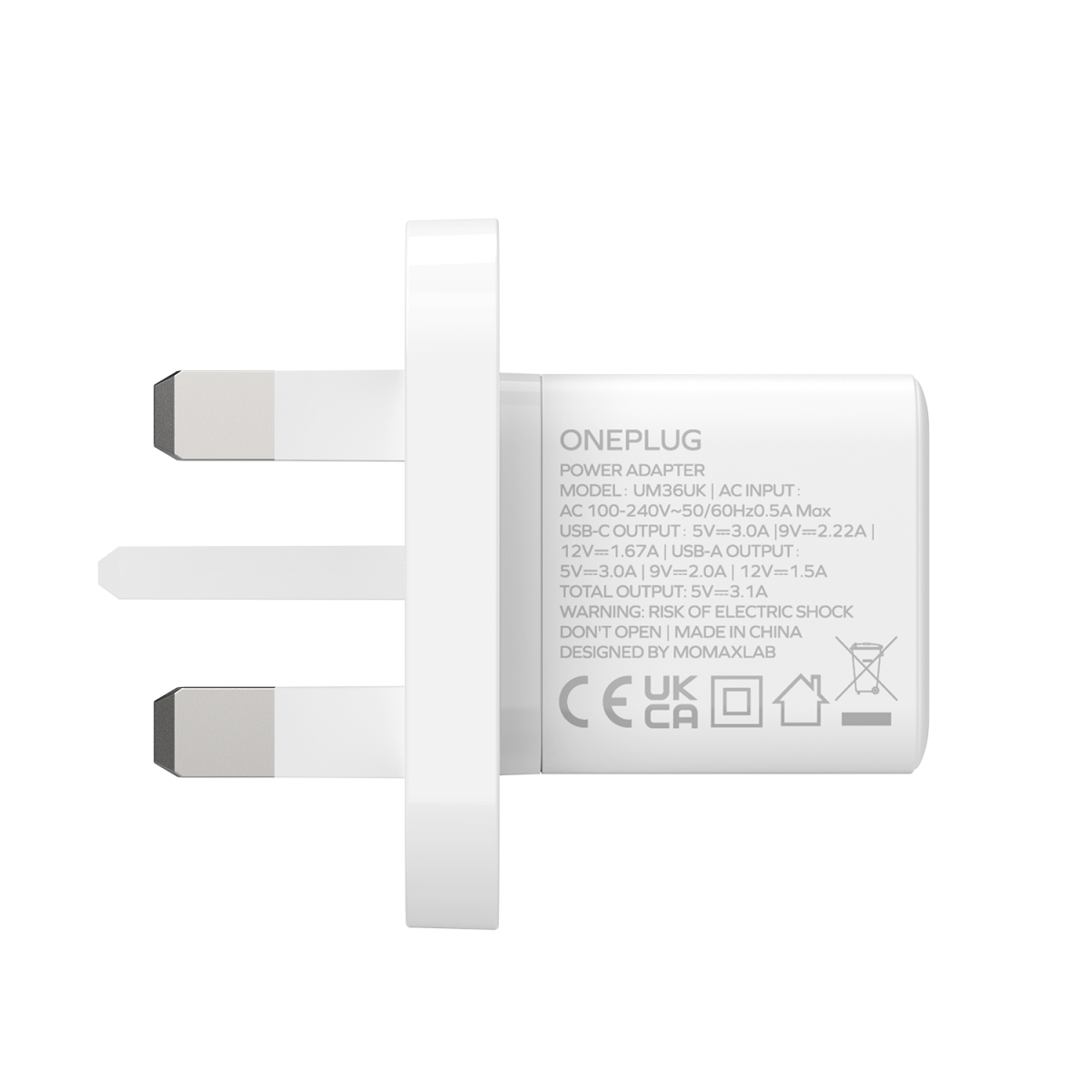MOMAX ONEPLUG 20W 2 PORT MINI CHARGER