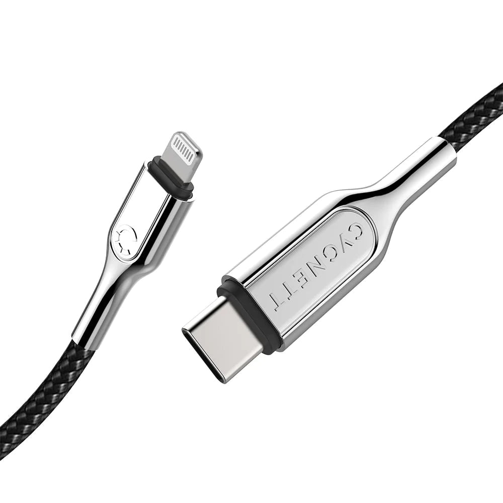 Cygnett Armoured Lightning to USB-C Cable 2M
