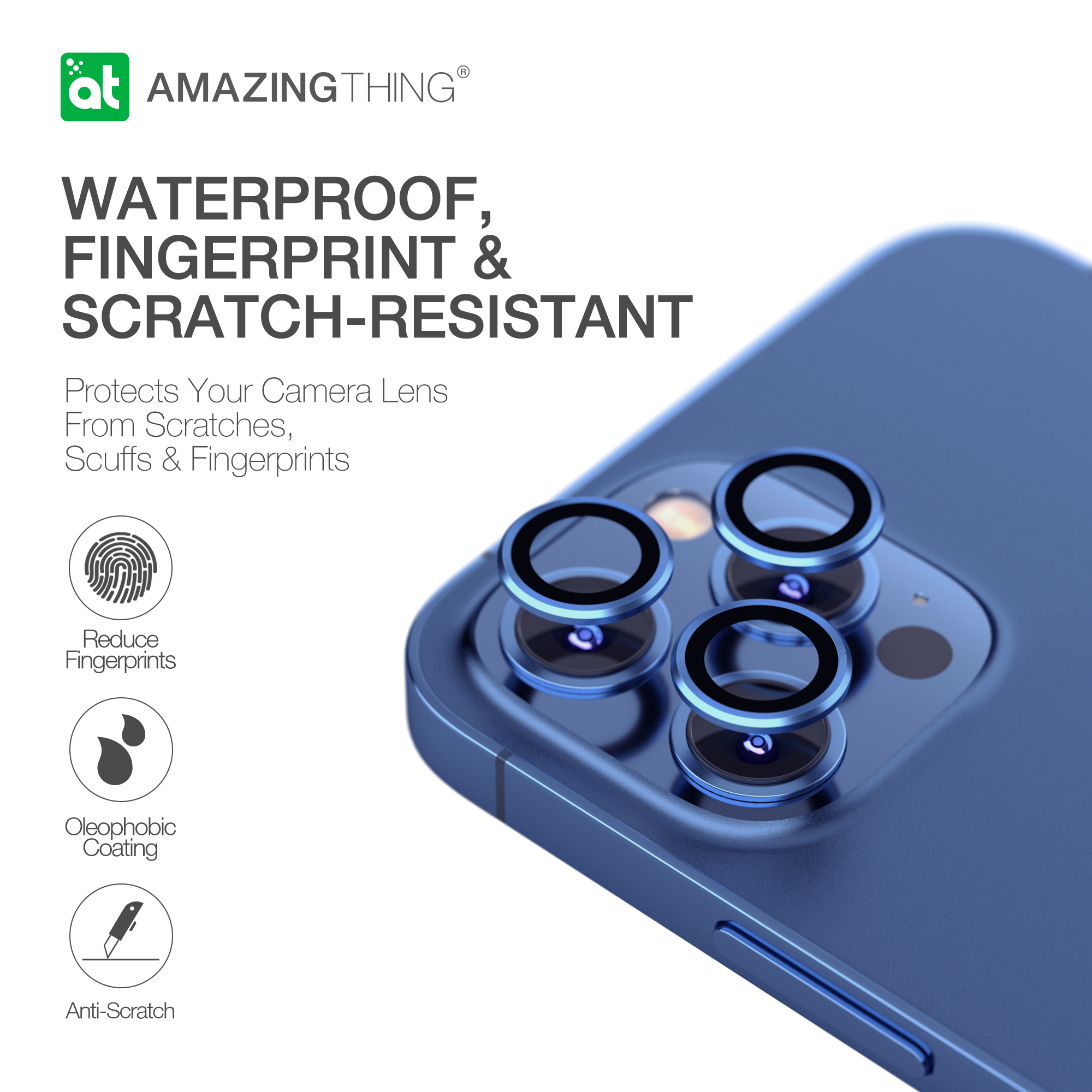 AMAZINGthing Aluminum Lens Defender for iPhone 12 Pro Max - TECH STREET