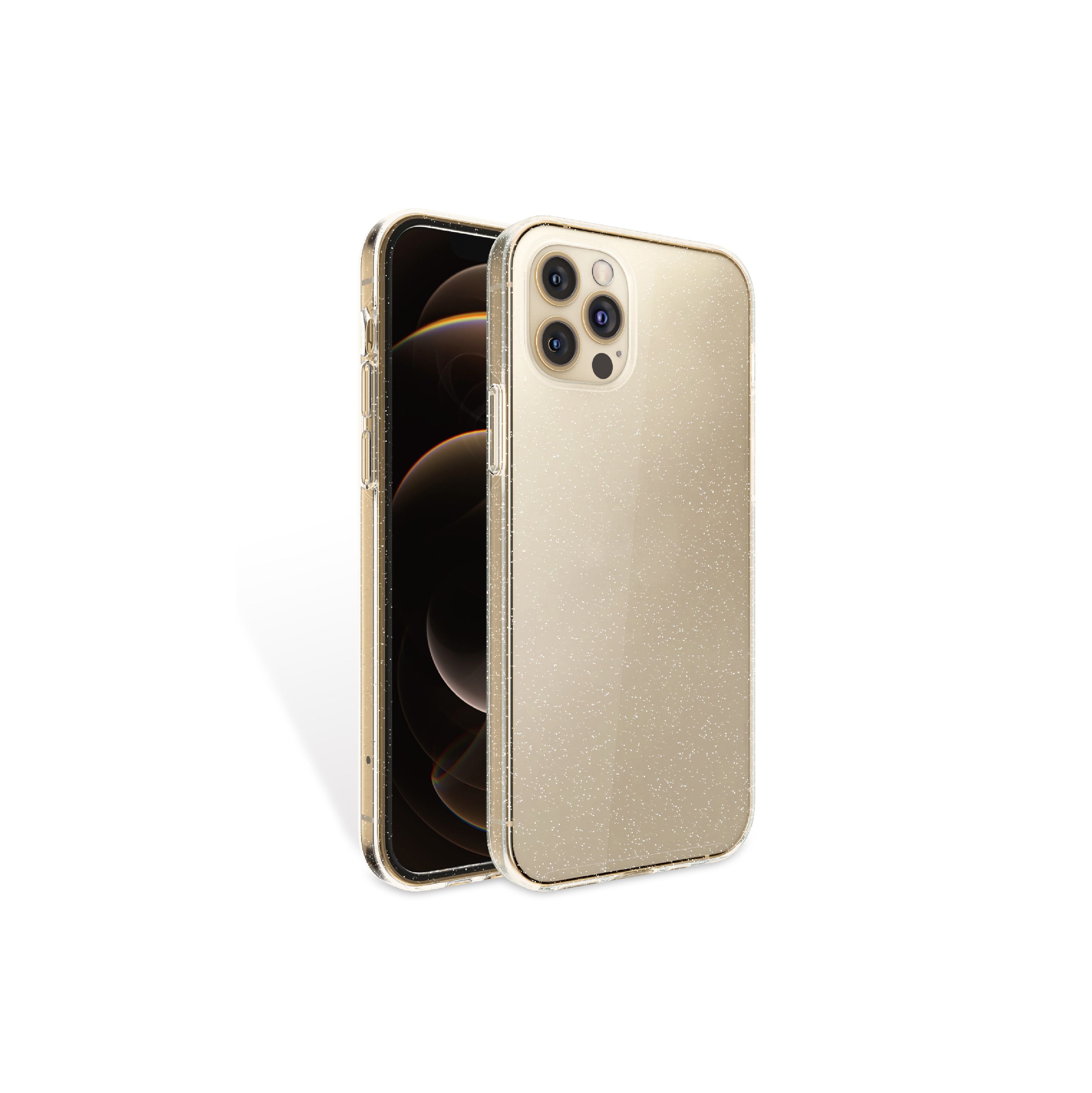 AMAZINGthing Anti-Microbial Quartz Ultra Impact Case for iPhone 12 Pro Max - Flashing Crystal - TECH STREET