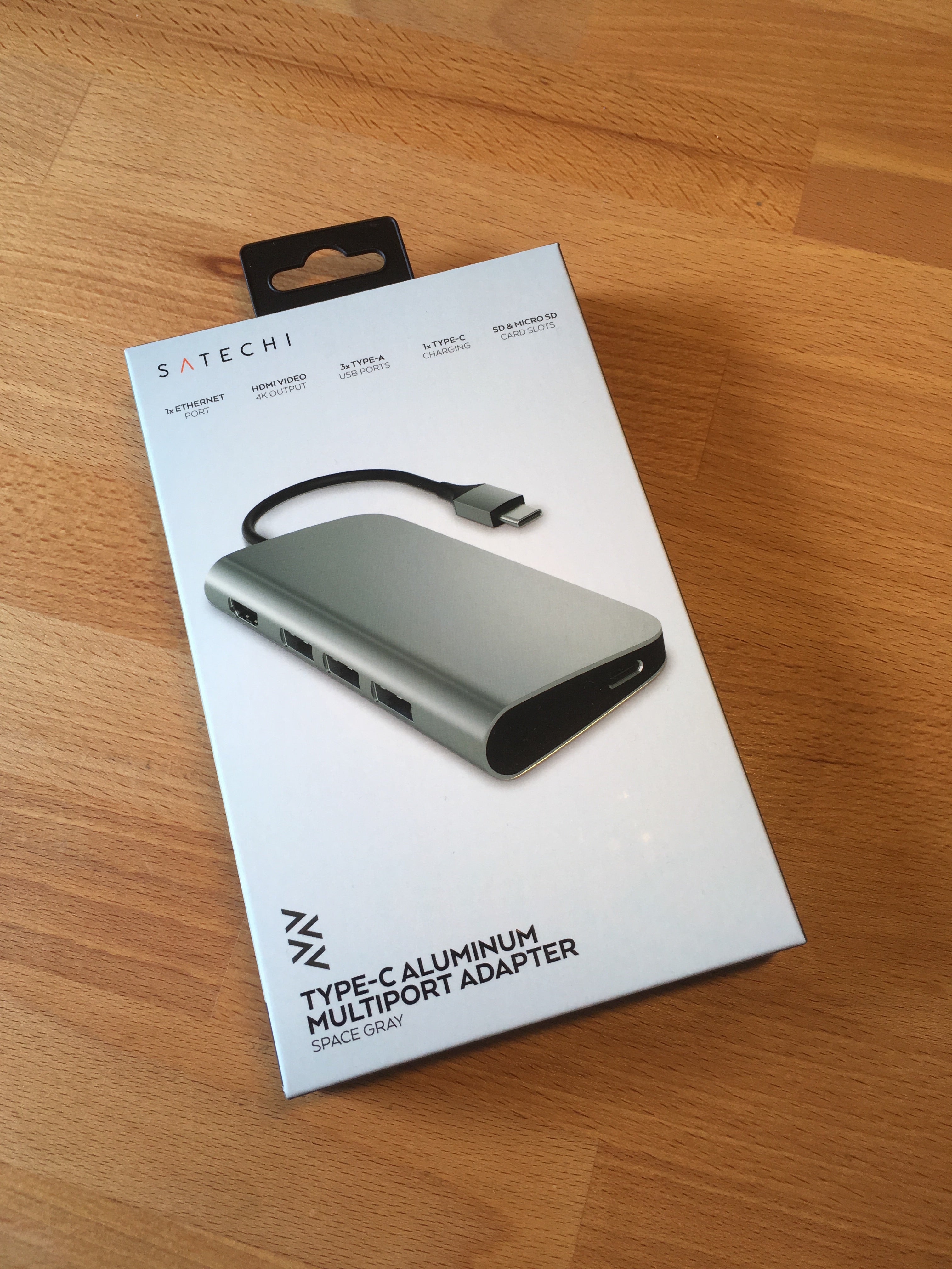 Satechi Hub Type-C Multiport Adapter 4K Ethernet V2 - Space Grey - TECH STREET