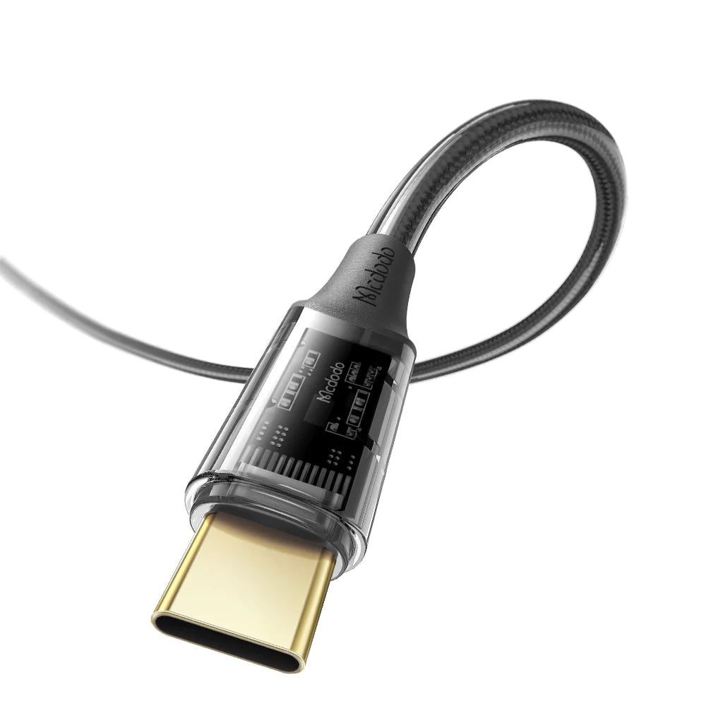 Mcdodo Amber Series 6A USB-A to USB-C Transparent Cable (1.8M)
