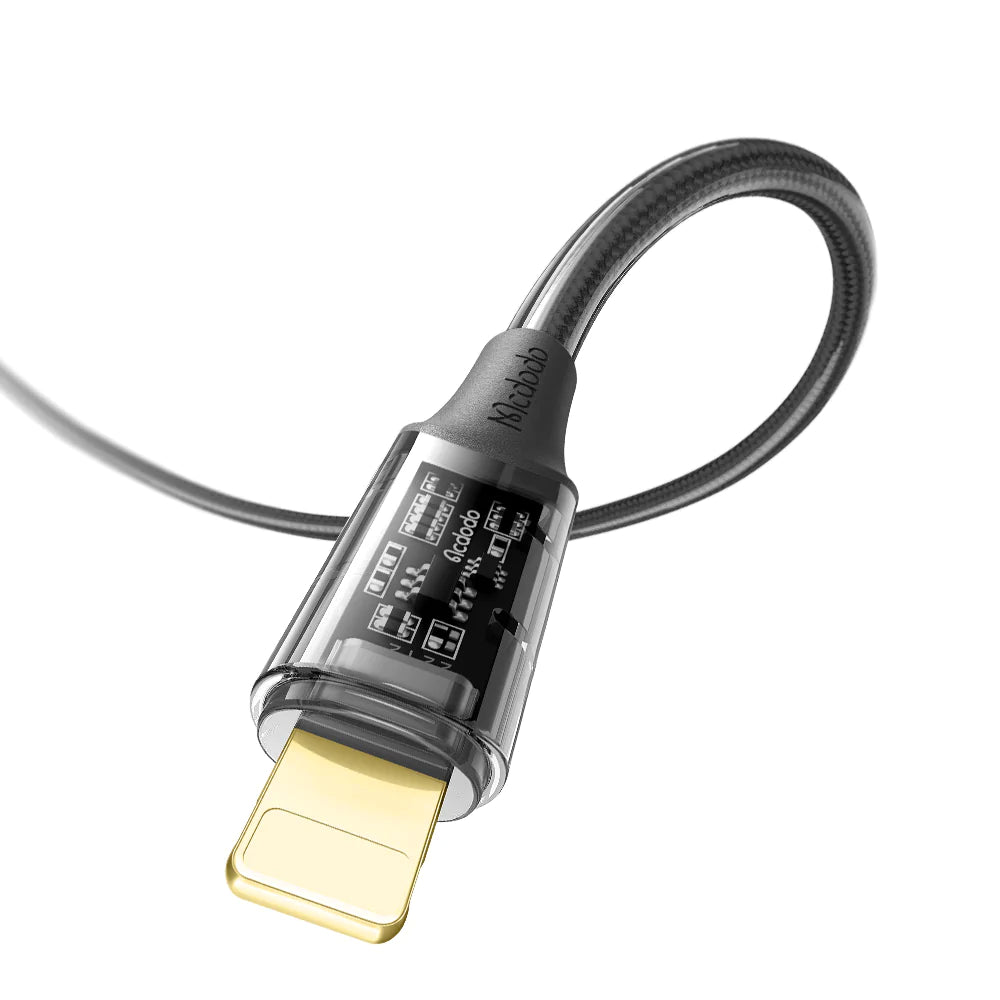 Mcdodo Amber Series USB-C to Lightning 36W Transparent Cable (1.2m)