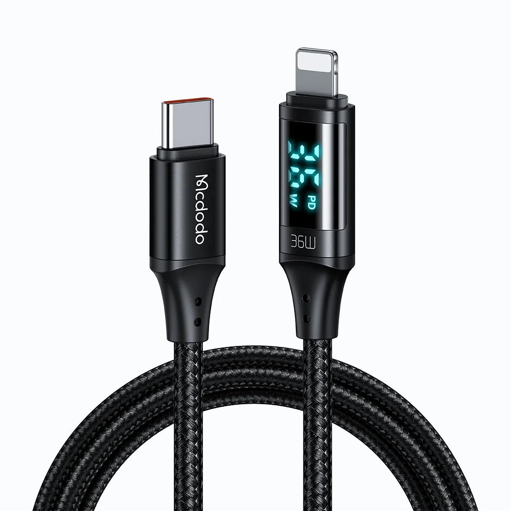 Mcdodo Digital HD USB-C to Lightning Cable 36W (1.2M)