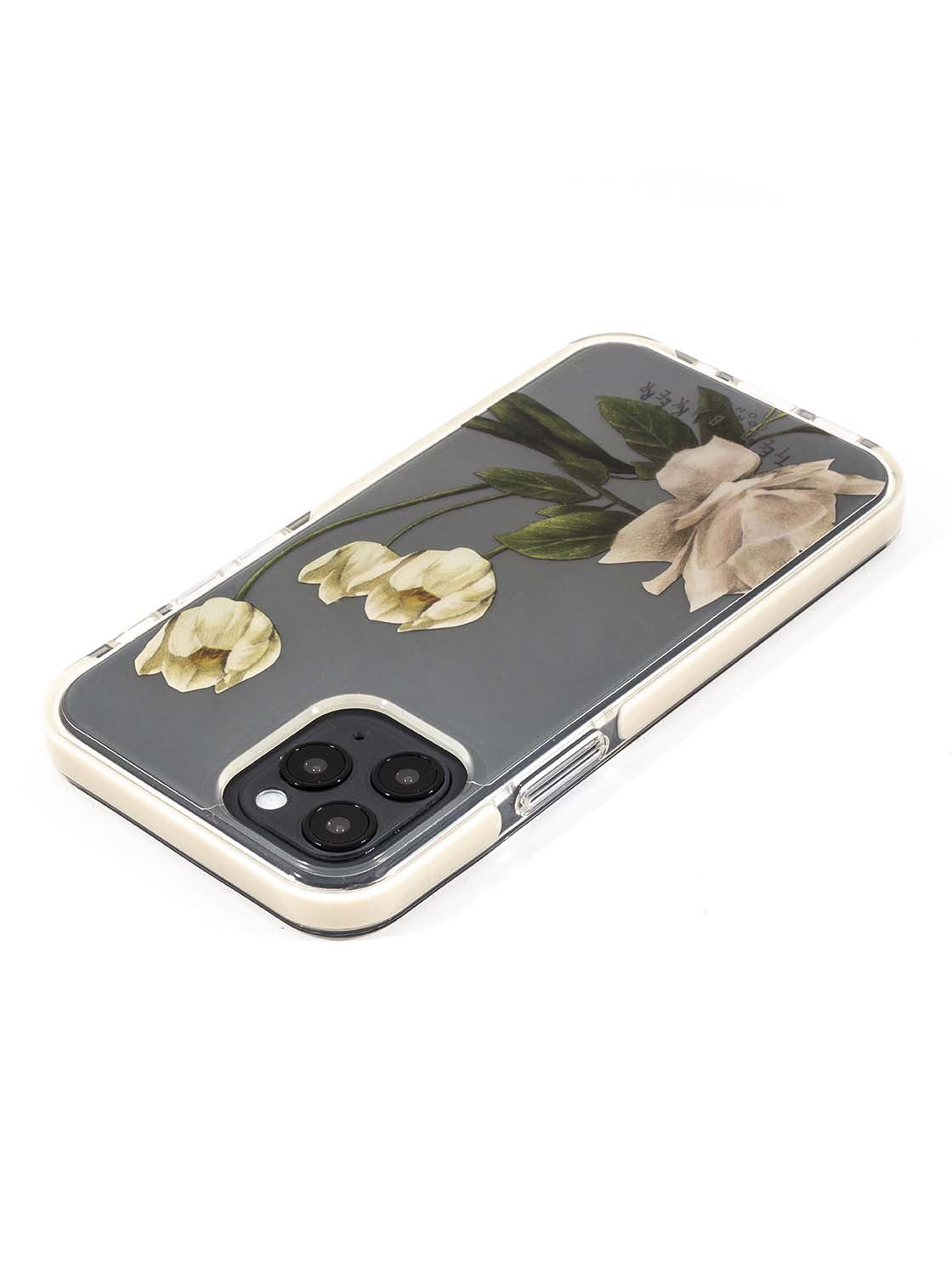 Ted Baker Anti-Shock ElderFlower Clear Case for iPhone 12 Mini - TECH STREET