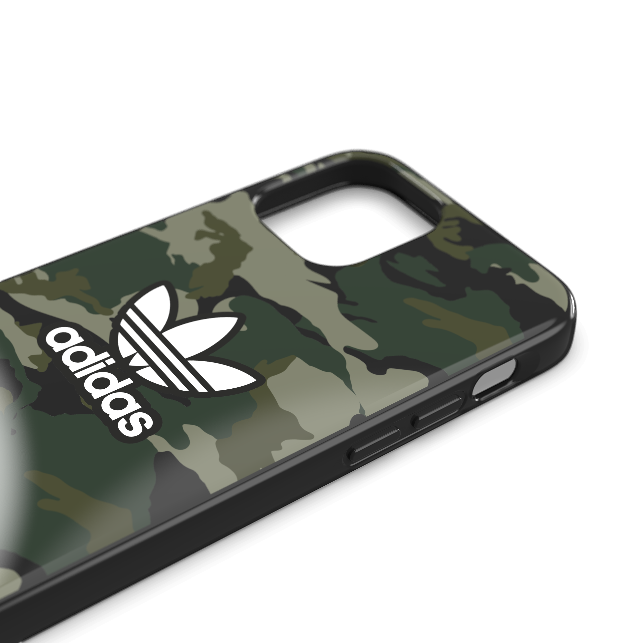 Adidas Original Graphic Snap Case  for iPhone 12 & 12 Pro - Black/Night Cargo - TECH STREET
