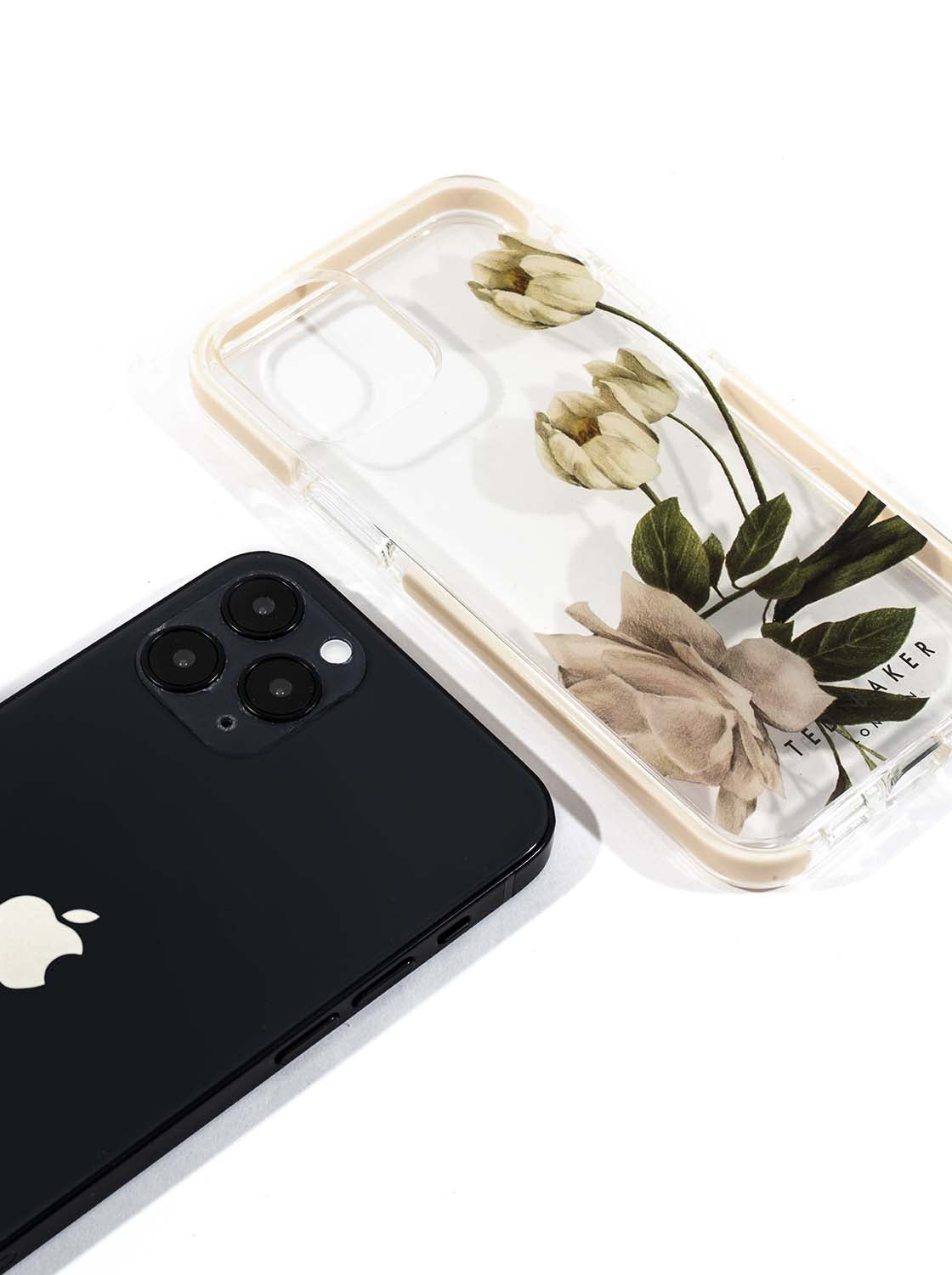 Ted Baker Anti-Shock ElderFlower Clear Case for iPhone 12 Mini - TECH STREET