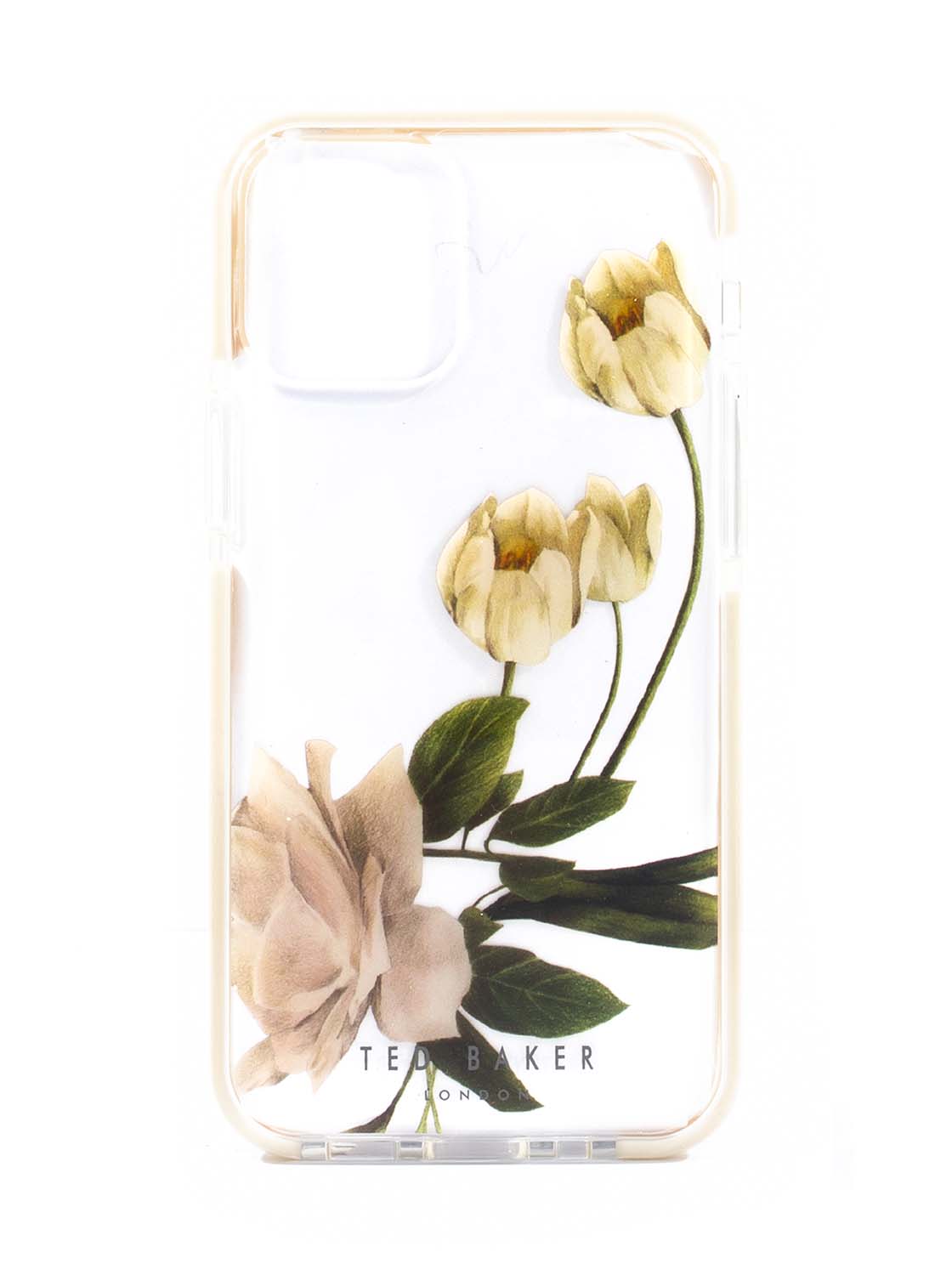 Ted Baker Anti-Shock ElderFlower Clear Case for iPhone 12 Mini - TECH STREET