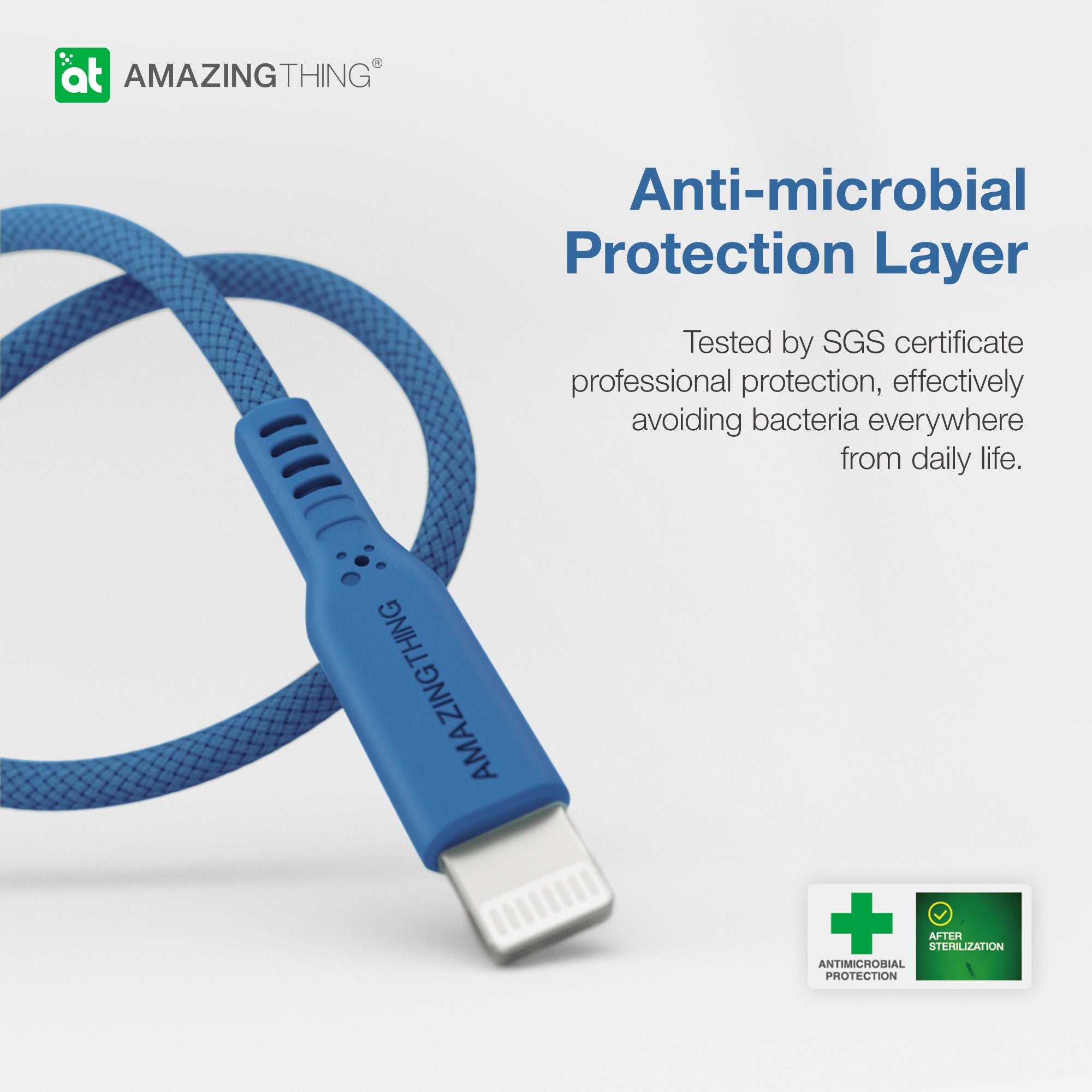 AMAZINGthing Speed Pro Zeus USB-A to Lightning Cable 1.1M