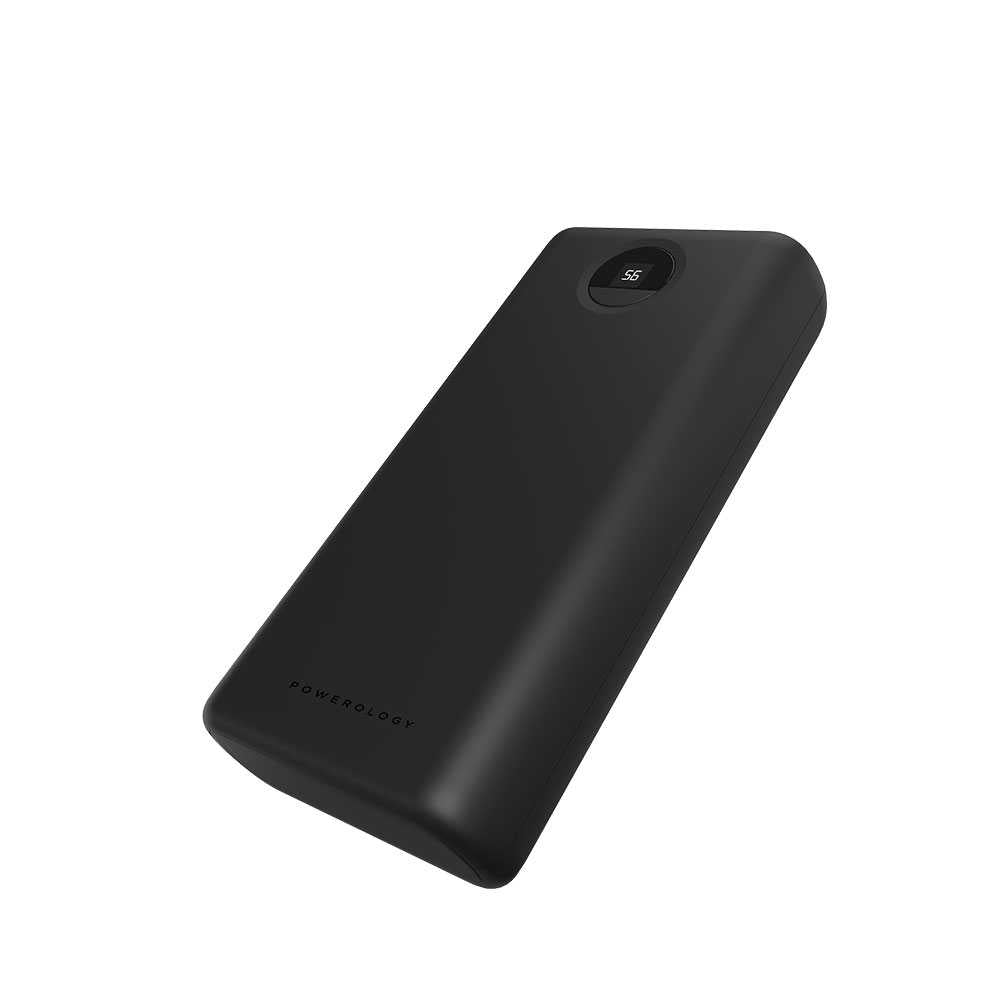 Powerology Quick Charge Power Bank 30000mAh PD 45W with Type-C to Type-C Cable 0.9M