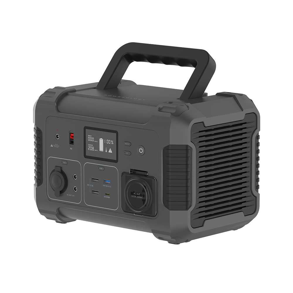 Powerology Portable Power Generator 140400mAh 500W QC 18W PD 45W