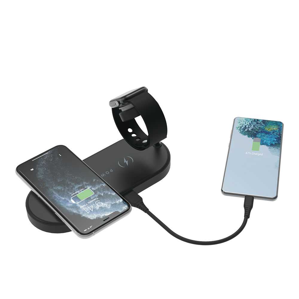 Powerology 4 in 1 Charging Dock 60W - Black