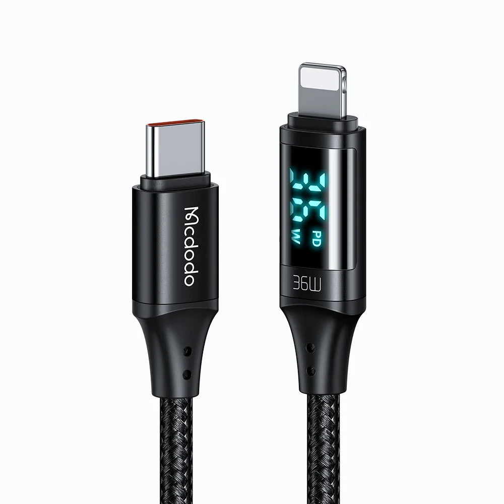 Mcdodo Digital HD USB-C to Lightning Cable 36W (1.2M)