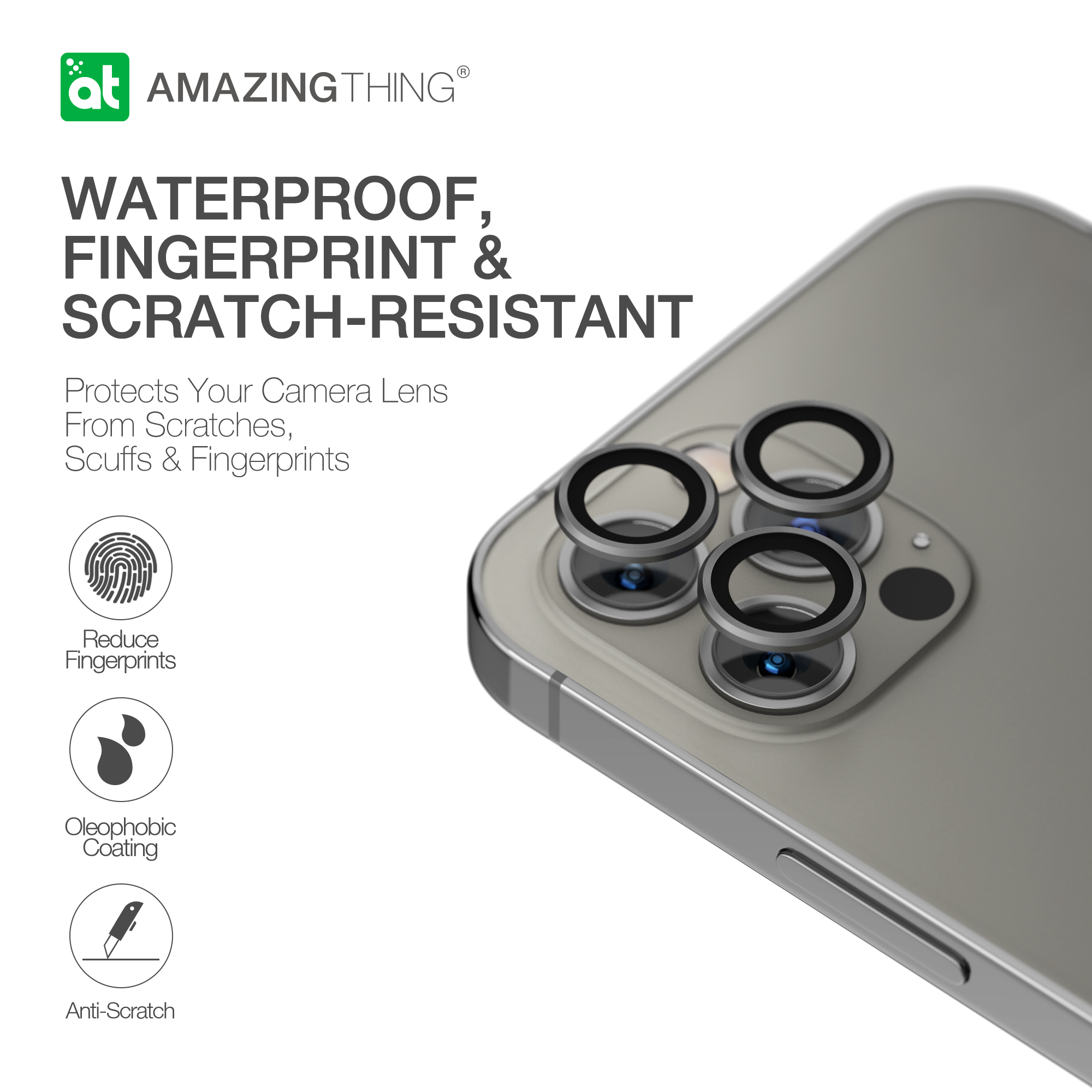 AMAZINGthing Aluminum Lens Defender for iPhone 12 Pro Max - TECH STREET