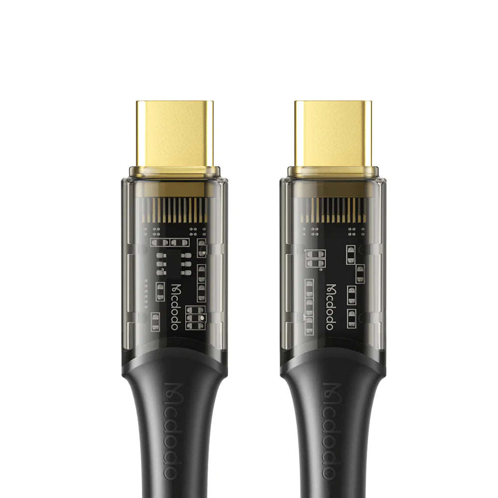 Mcdodo Amber Series USB-C to USB-C PD 100W Transparent Cable (1.8M)