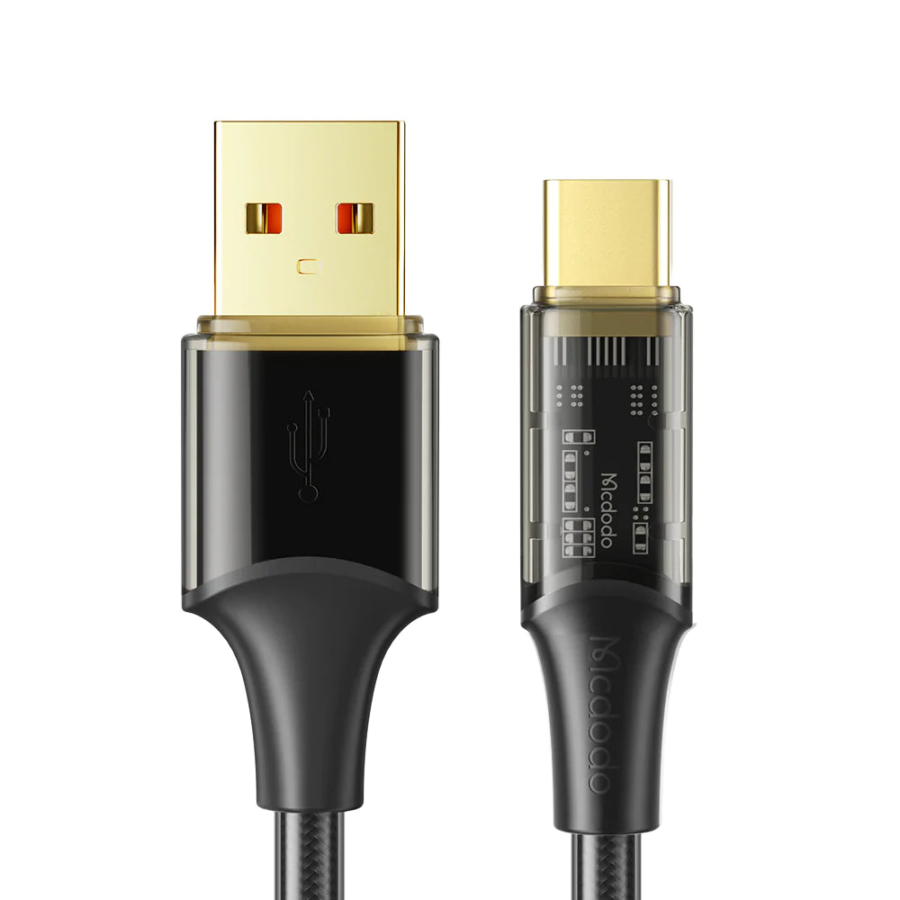 Mcdodo Amber Series 6A USB-A to USB-C Transparent Cable (1.8M)