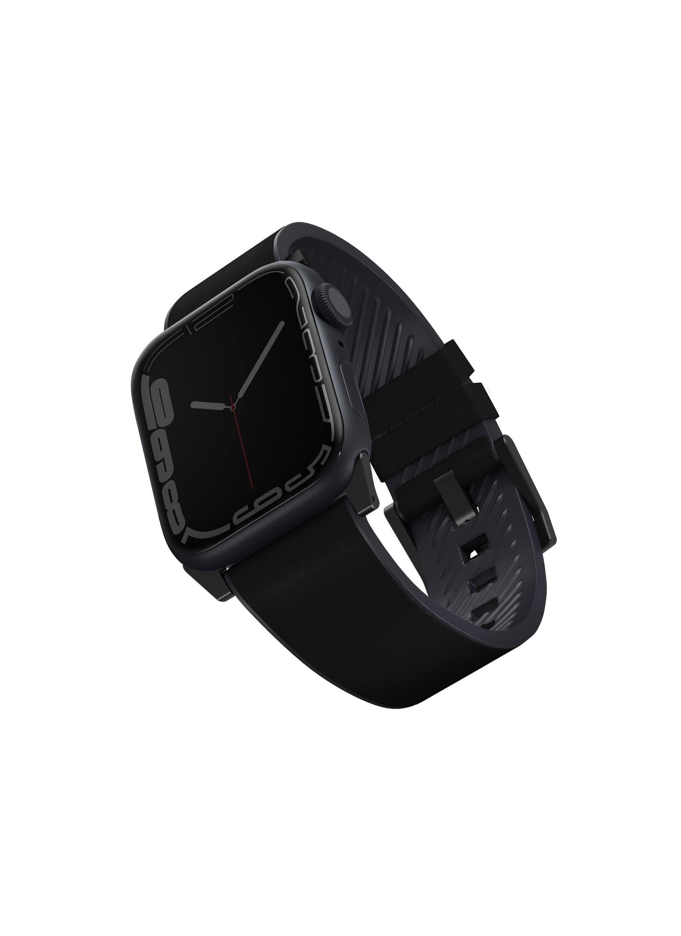 UNIQ Straden Waterproof Leather Hybrid Straps for Apple Watch 45/44/42MM