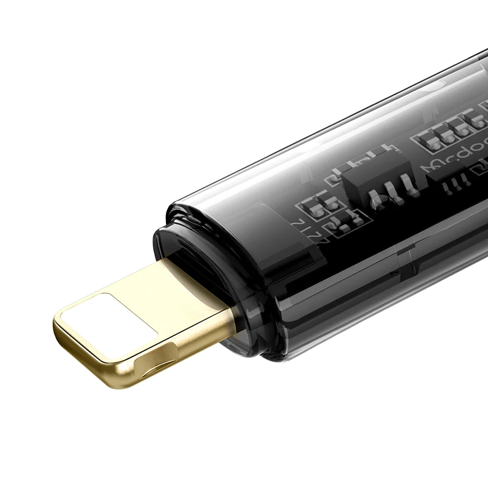 Mcdodo Amber Series USB-C to Lightning 36W Transparent Cable (1.8M)