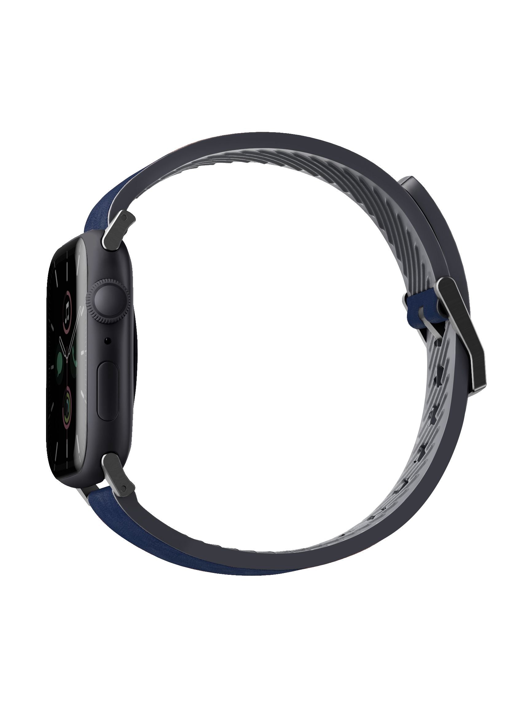 UNIQ Straden Waterproof Leather Hybrid Straps for Apple Watch 45/44/42MM
