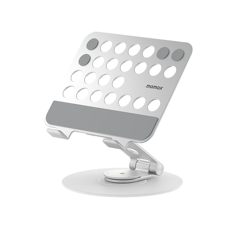 MOMAX FOLD STAND MILA ROTATABLE TABLET STAND SILVER