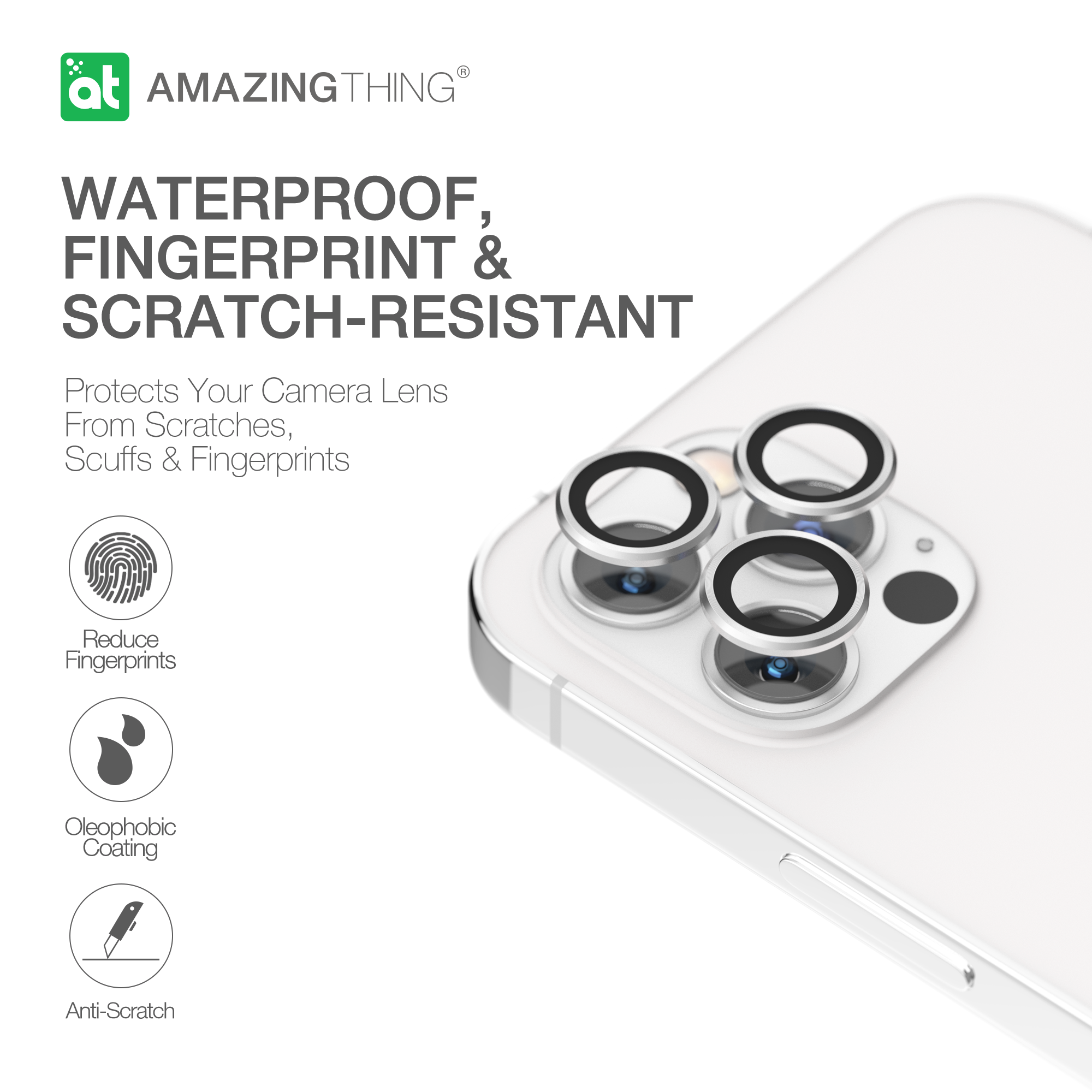 AMAZINGthing Aluminum Lens Defender for iPhone 12 Pro Max - TECH STREET