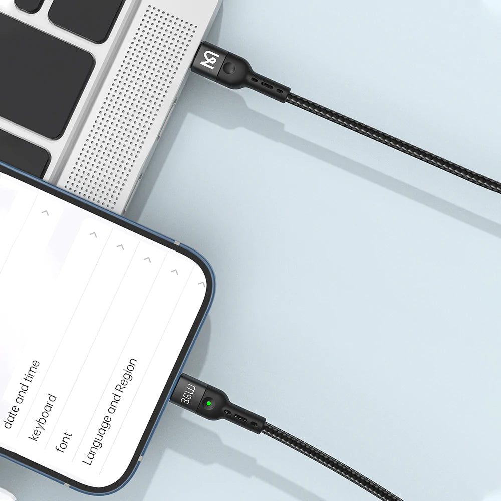 Mcdodo Amber Series USB-C to USB-C PD 100W Transparent Cable (1.8M)