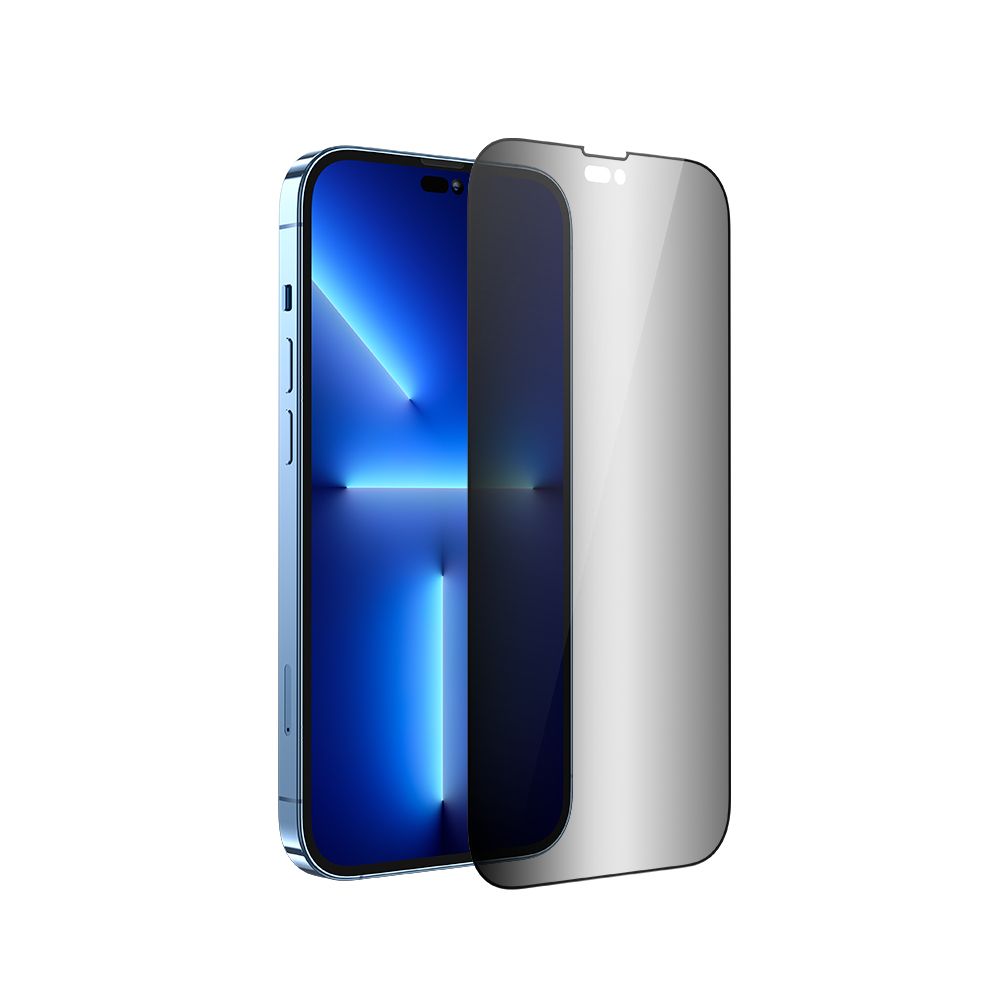 AMAZINGthing 2.7D Full Radix Glass Screen Protector for iPhone 14 6.7 plus - Privacy