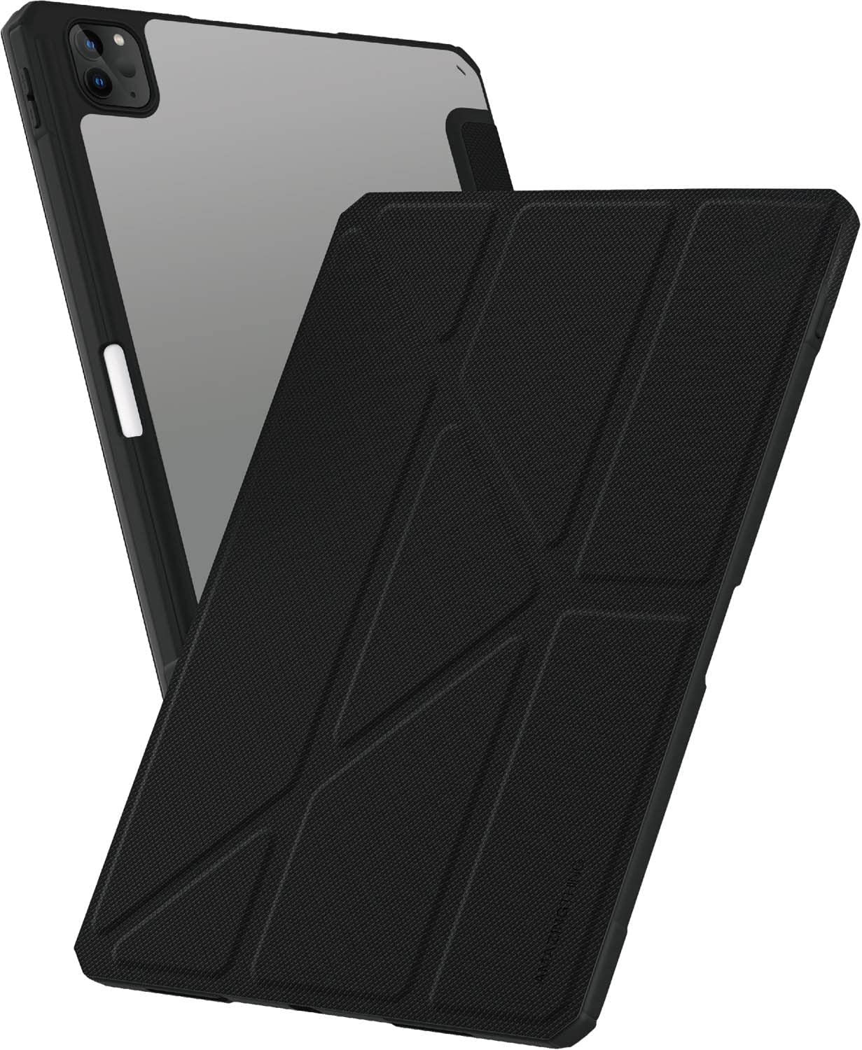 AMAZINGthing TITAN PRO FOLIO CASE FOR IPAD PRO 12.9 2022 BLACK