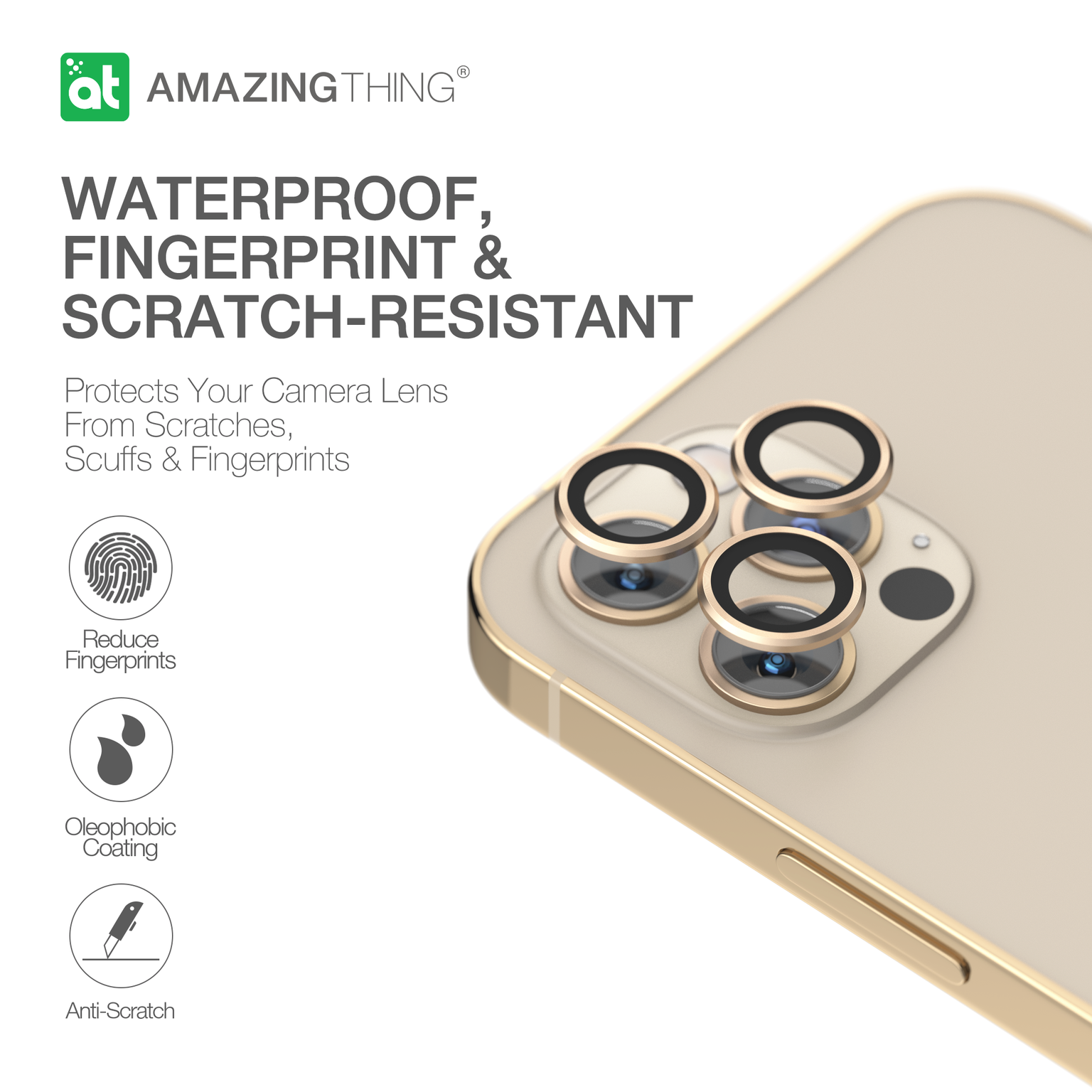 AMAZINGthing Aluminum Lens Defender for iPhone 12 Pro Max - TECH STREET