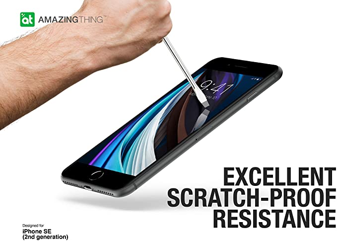 AMAZINGthing iPhone SE 2.75D Anti-Dust filter screen glass - Tech Street