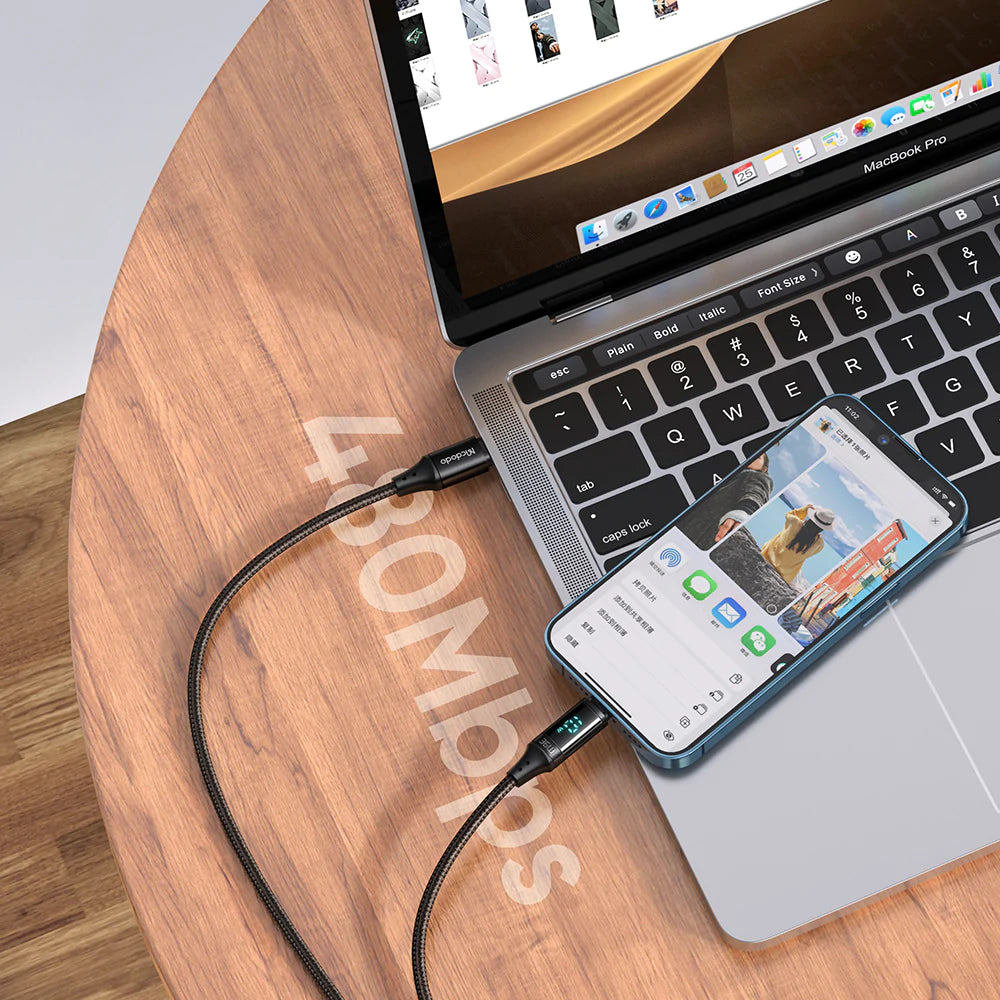 Mcdodo Digital HD USB-C to Lightning Cable 36W (1.2M)