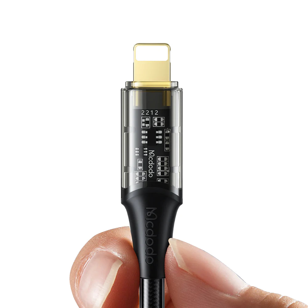 Mcdodo Amber Series USB-A to Lightning Transparent Cable (1.8M)