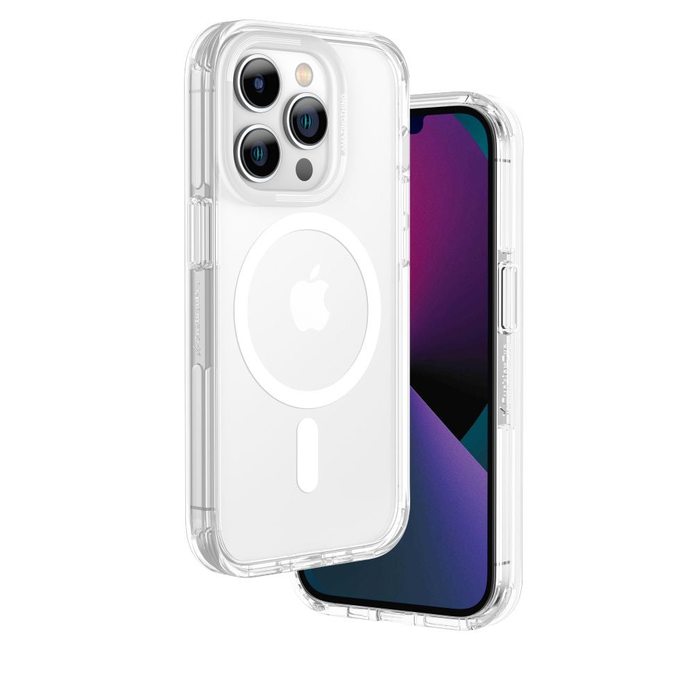 AMAZINGthing Defender Pro MagSafe Drop Proof Case for iPhone 14 6.1 Pro - Clear