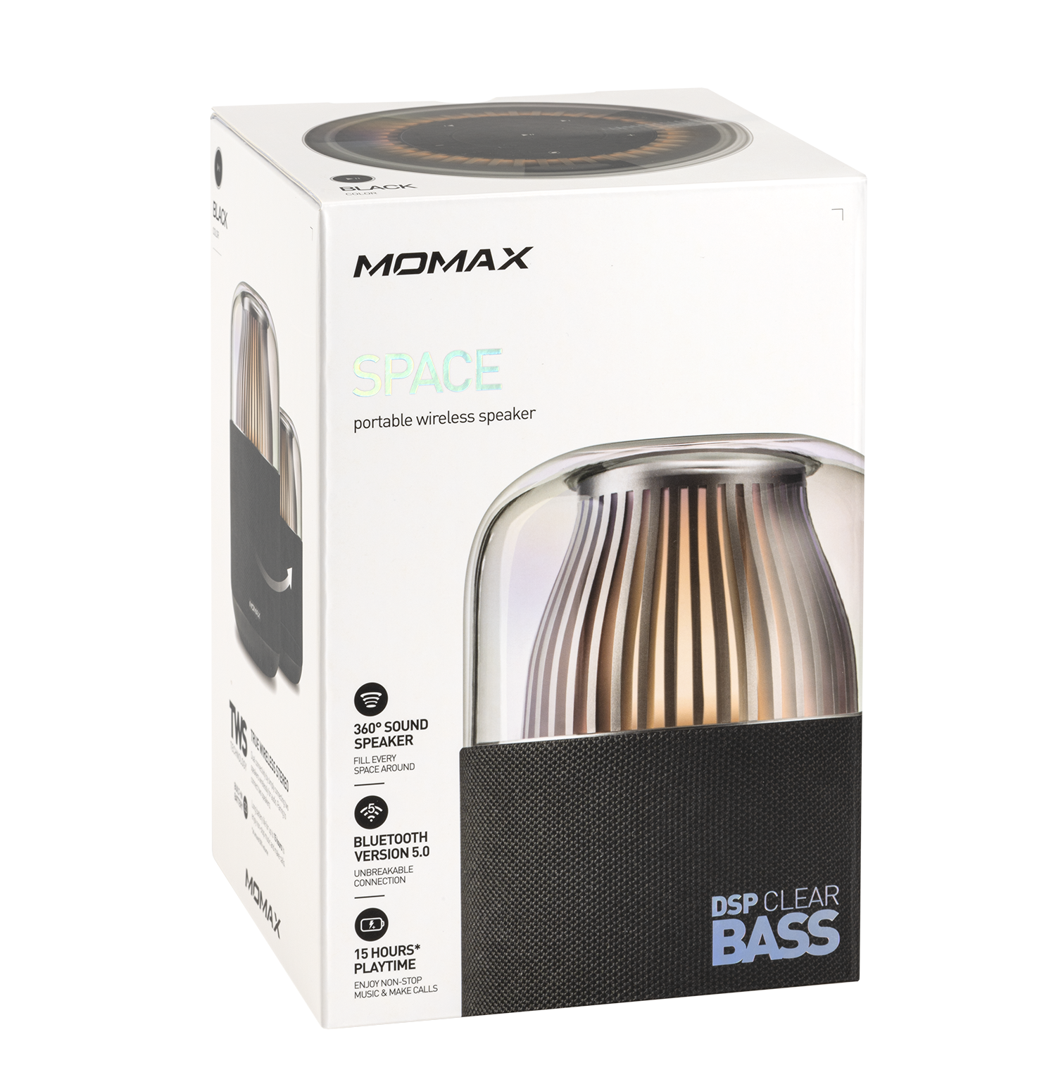 Momax Space True Wireless 360 Speaker with Ambient Light - TECH STREET