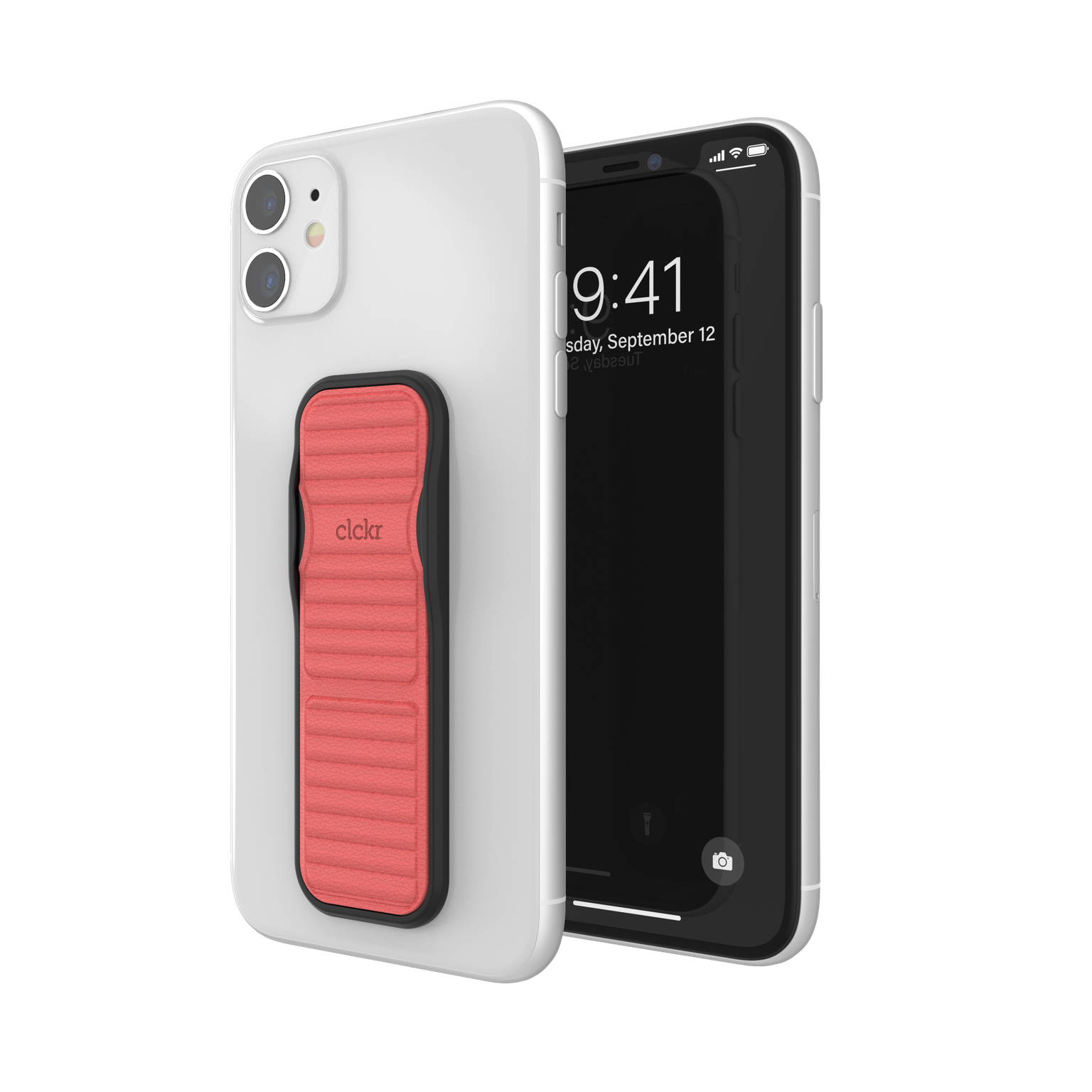 CLCKR Universal Grip and Stand Pebbled Lines
