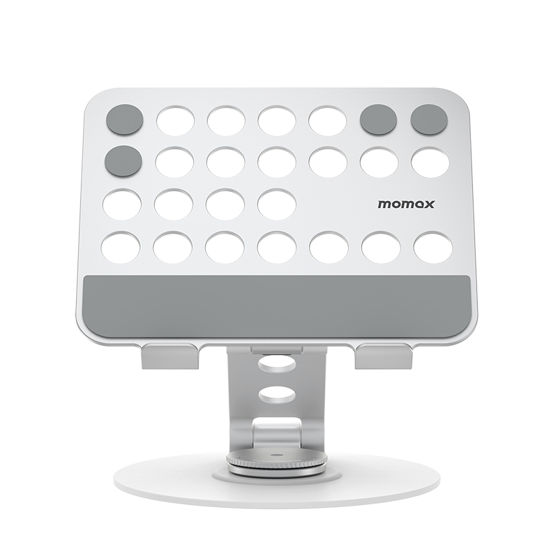 MOMAX FOLD STAND MILA ROTATABLE TABLET STAND SILVER