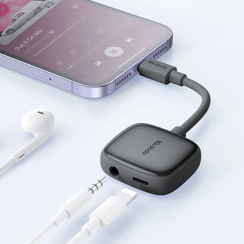 Mcdodo Lightning to Lightning and DC3.5 Digital Audio Cable