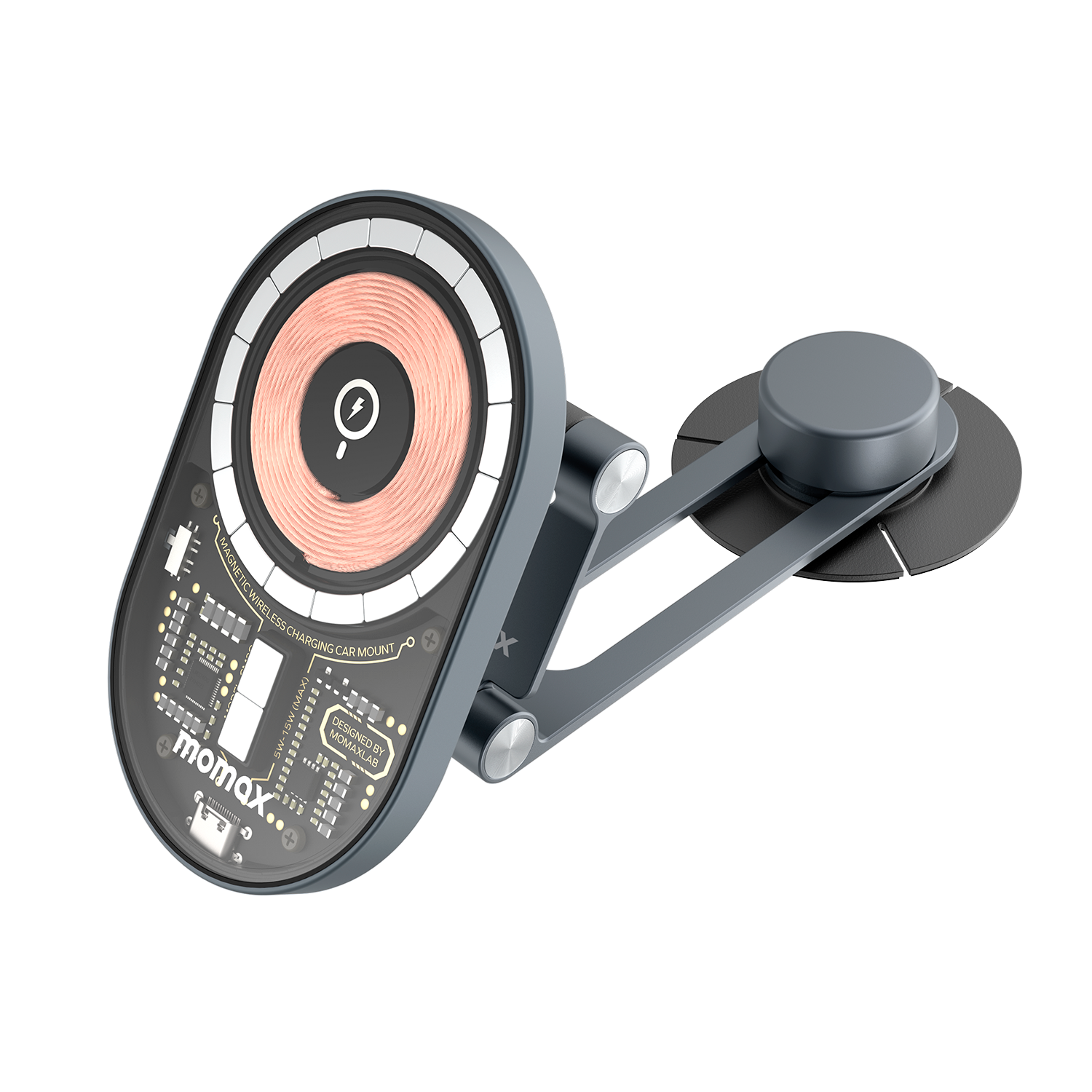 Momax Q.MAG Car Mount Magnetic Wireless Charging for TESLA 15W