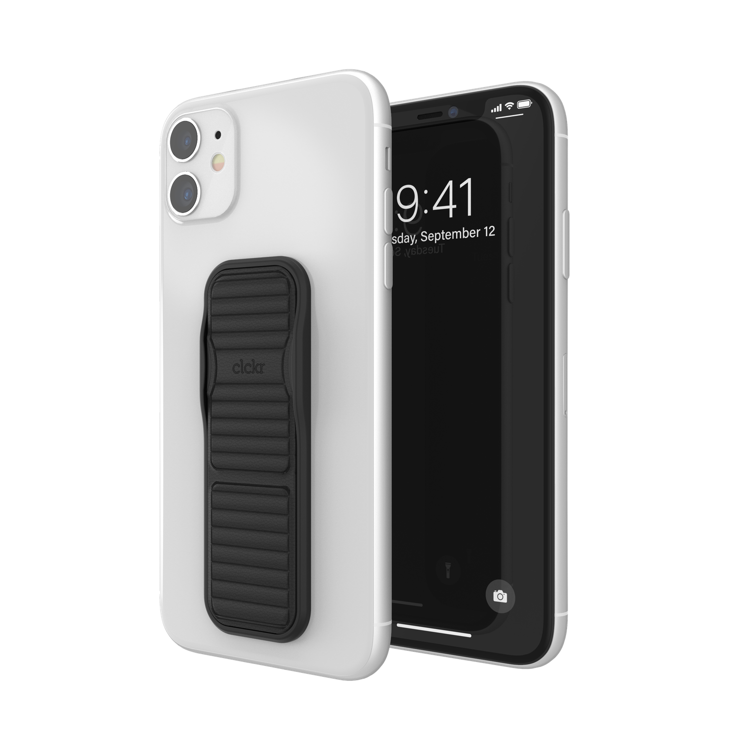 CLCKR Universal Grip and Stand Pebbled Lines