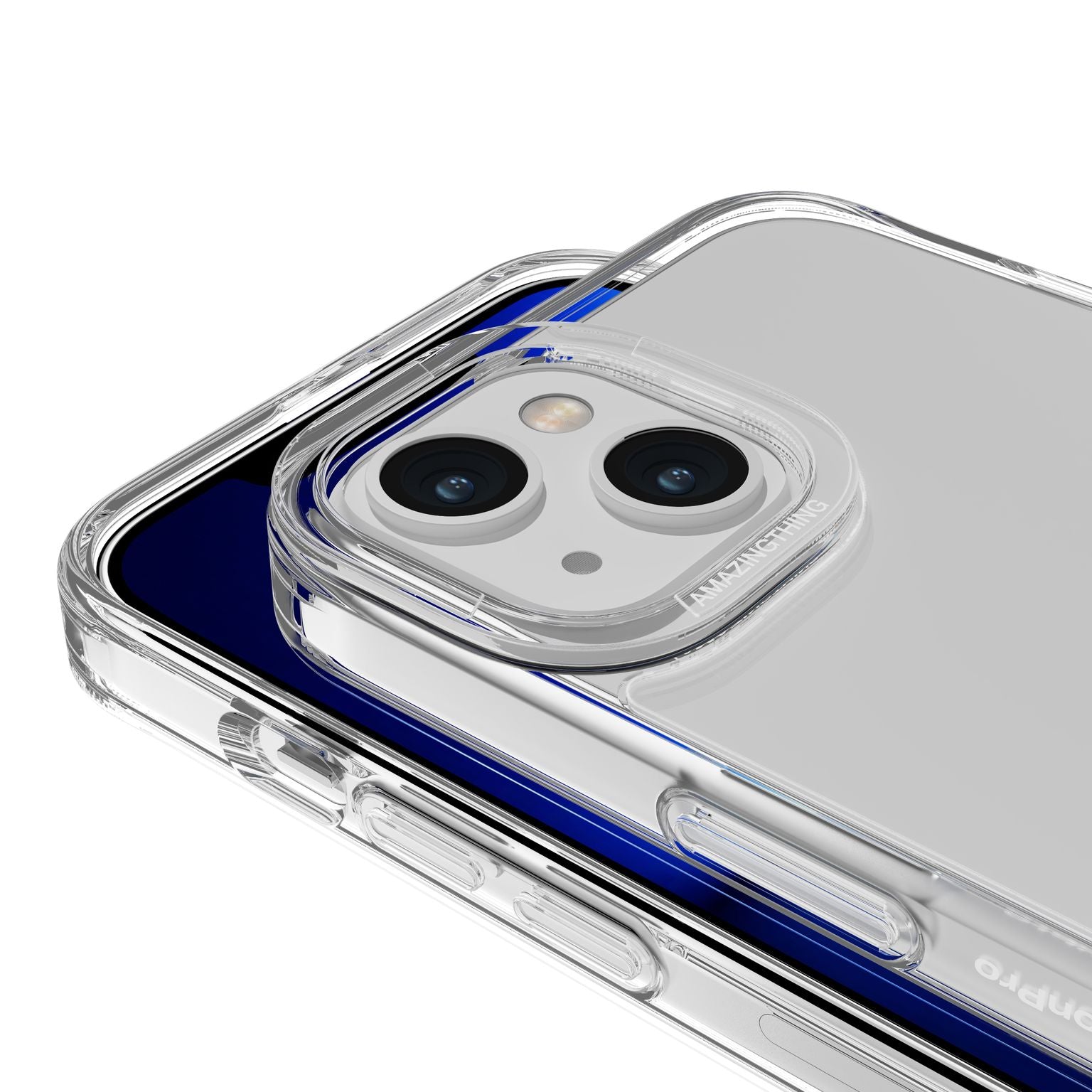 AMAZINGthing Minimal Drop Proof Case for iPhone 14 6.1 - Clear